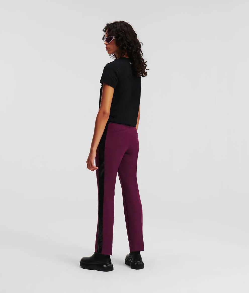 SEQUIN TAPE TROUSERS