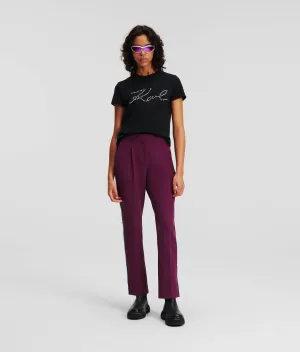 SEQUIN TAPE TROUSERS