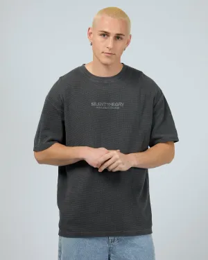 Sessions Waffle Tee Charcoal
