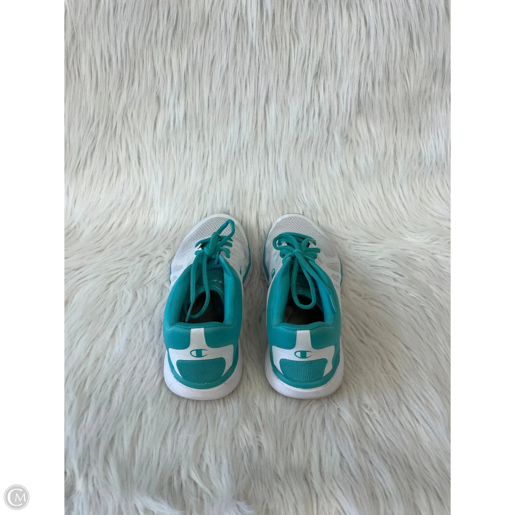 Shoes Athletic By Champion In Green & White, Size: 9
