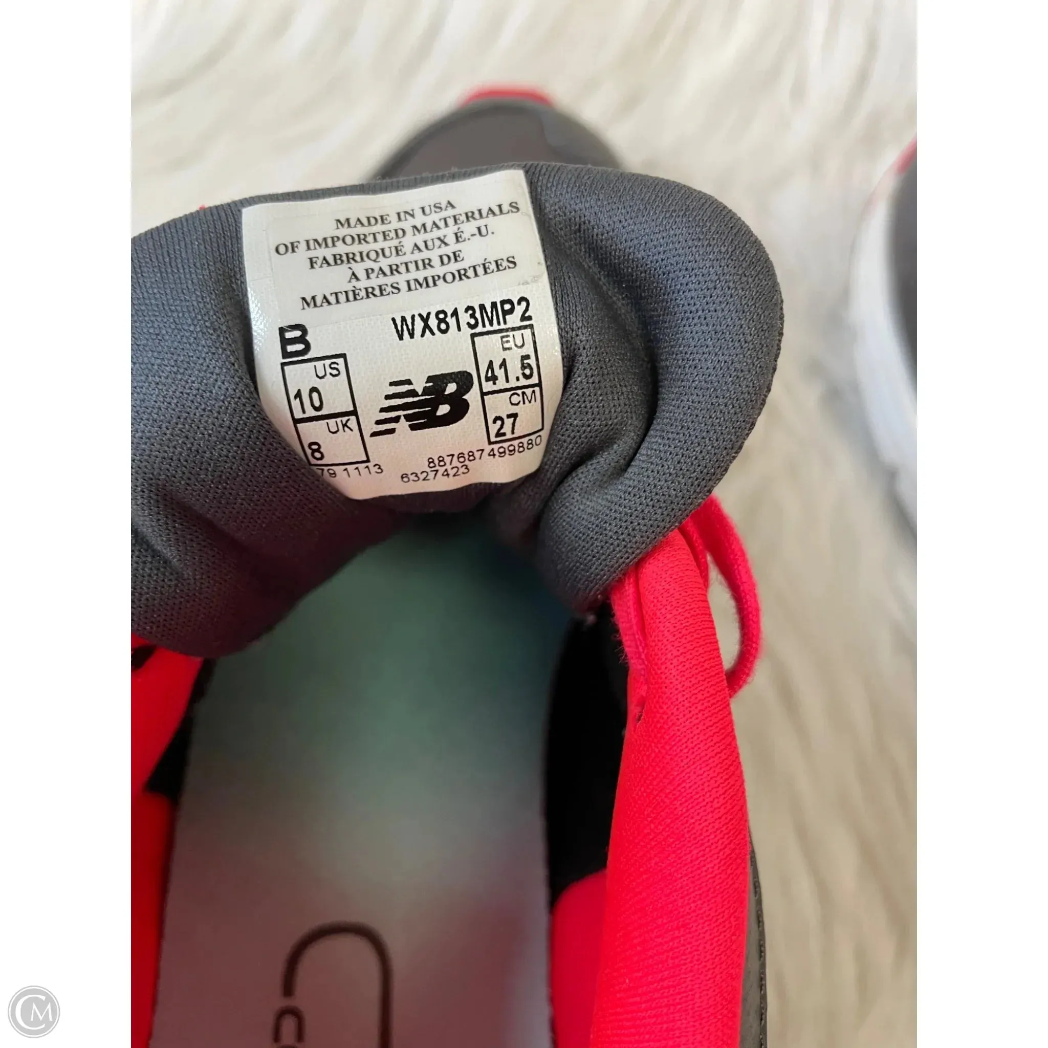Shoes Athletic By New Balance In Grey & Pink, Size: 10