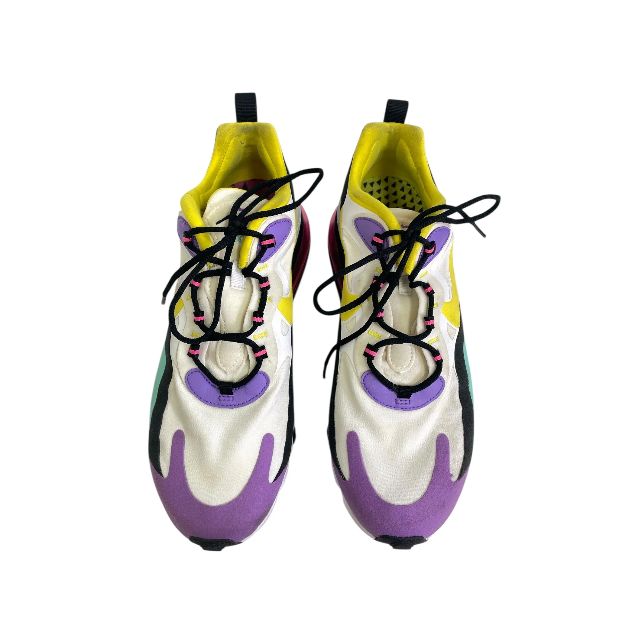 Shoes Athletic By Nike In Purple & Yellow, Size:11