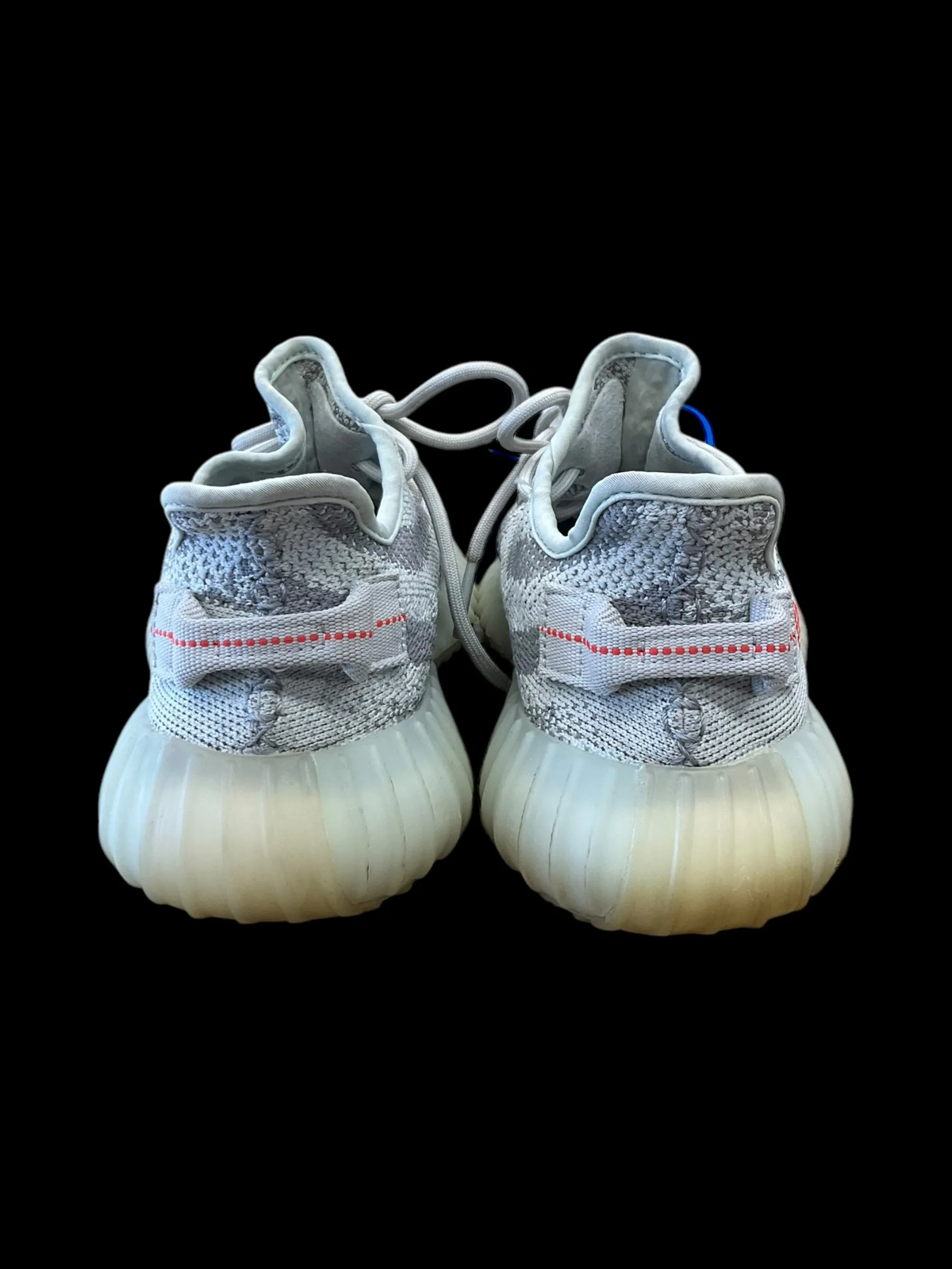 Shoes Athletic By Yeezy In Grey, Size: 9