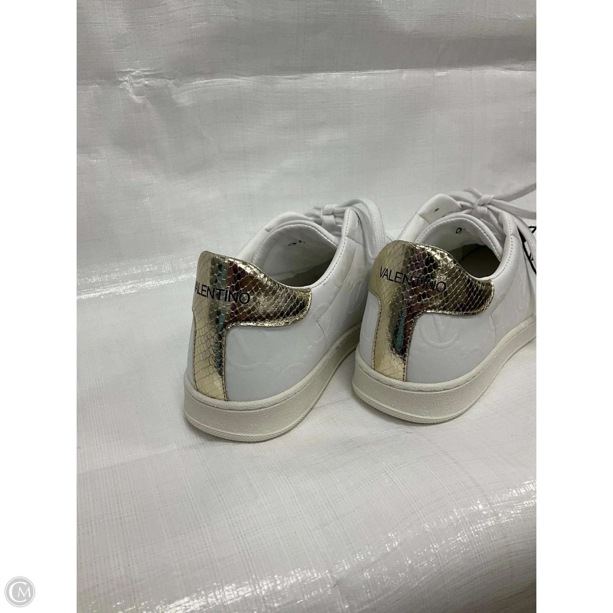 Shoes Designer By Valentino-mario In White, Size: 9.5