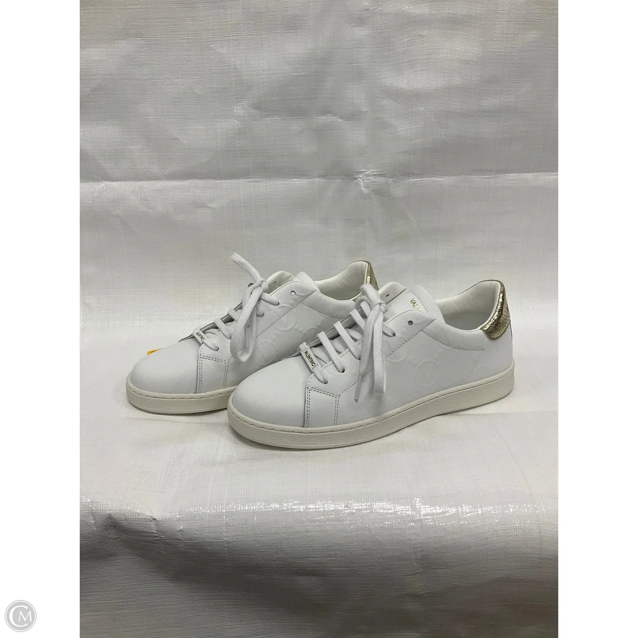 Shoes Designer By Valentino-mario In White, Size: 9.5