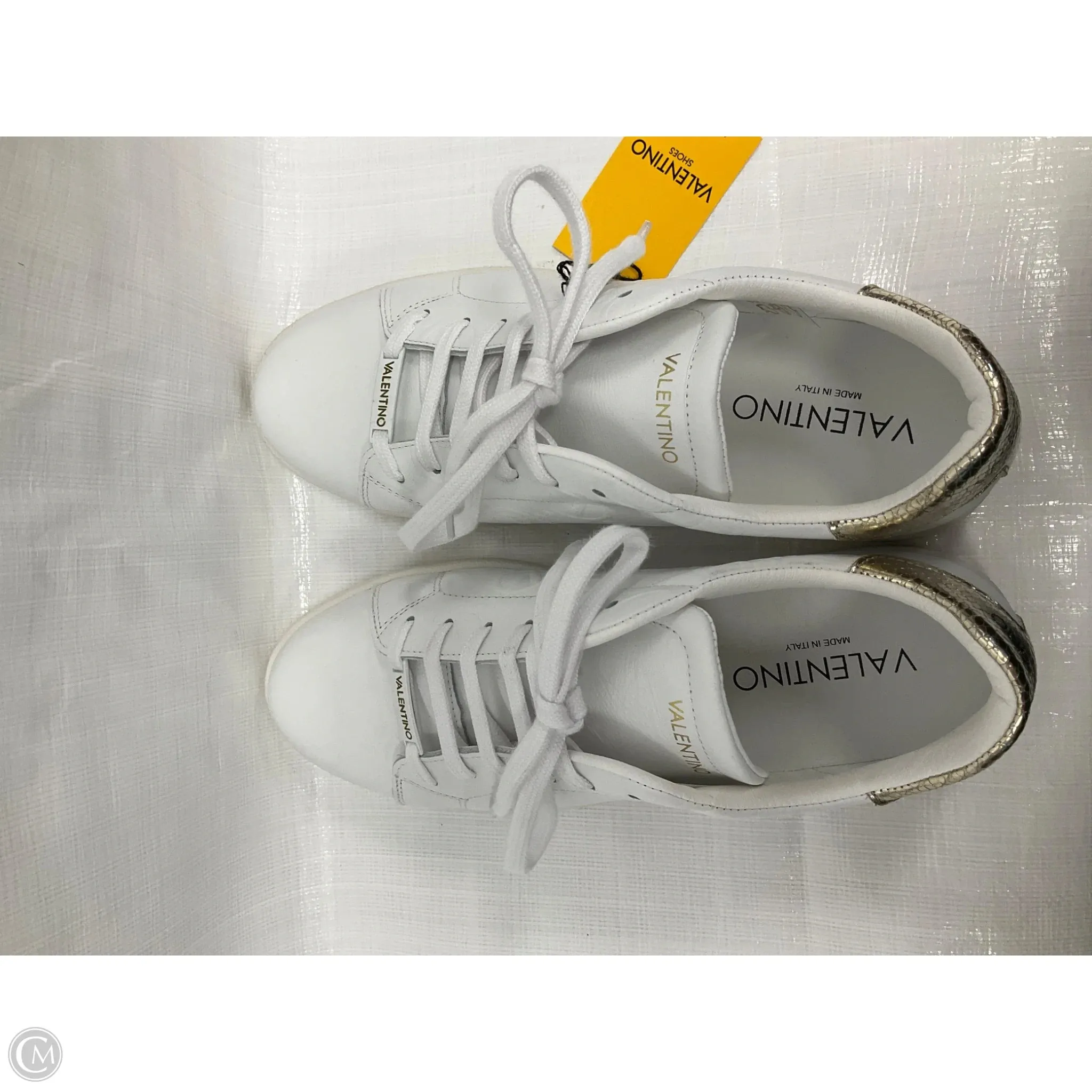 Shoes Designer By Valentino-mario In White, Size: 9.5
