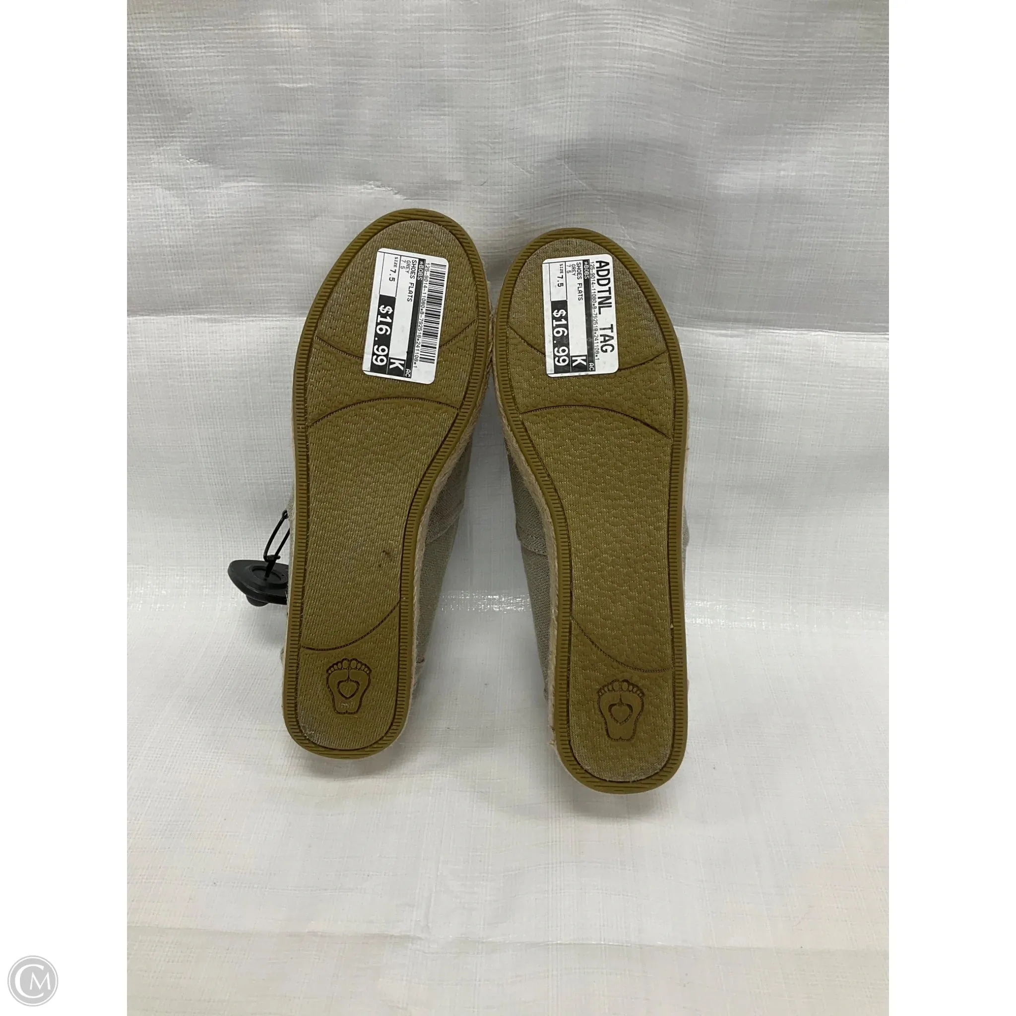 Shoes Flats By Bobs In Grey, Size: 7.5