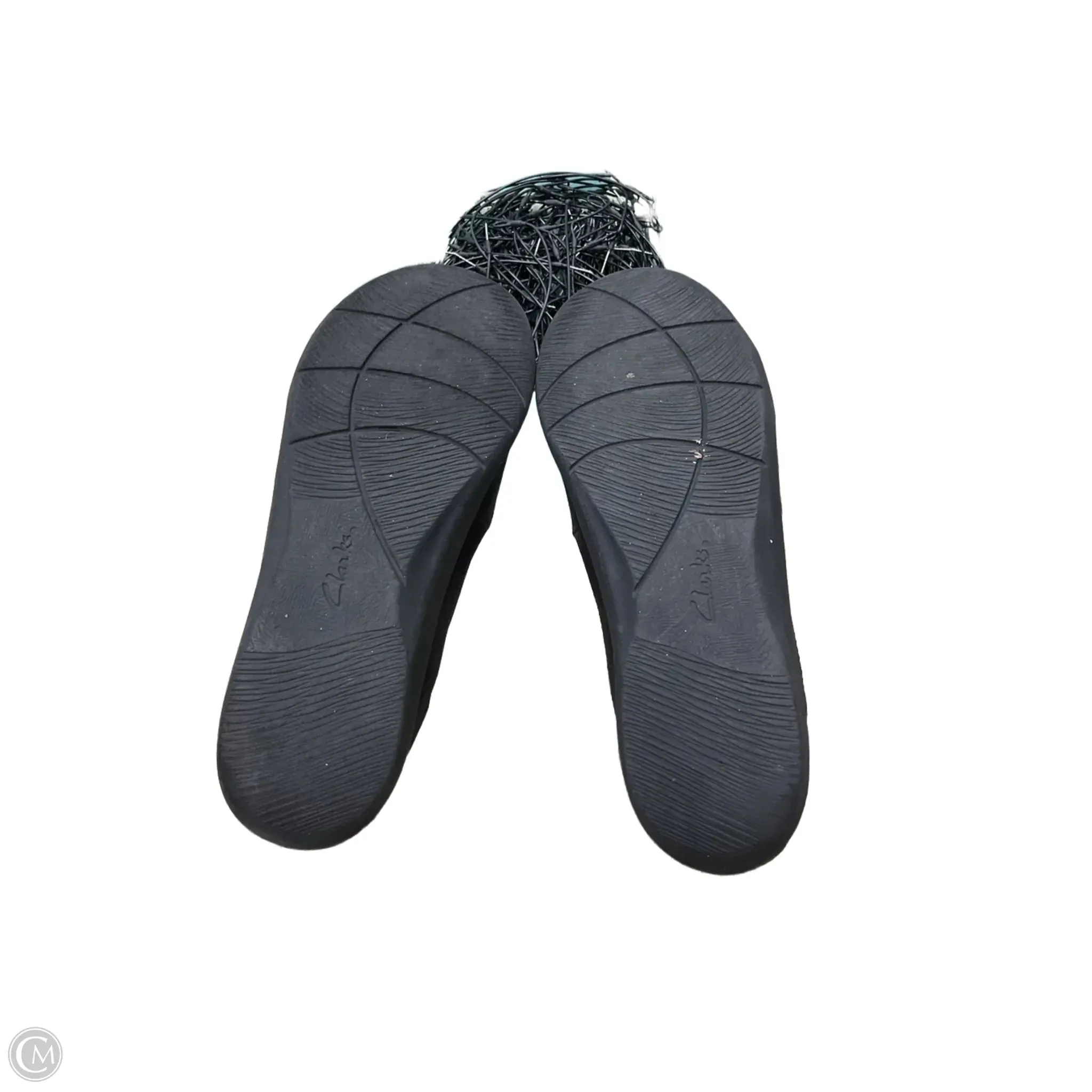 Shoes Flats By Clarks In Black, Size: 7
