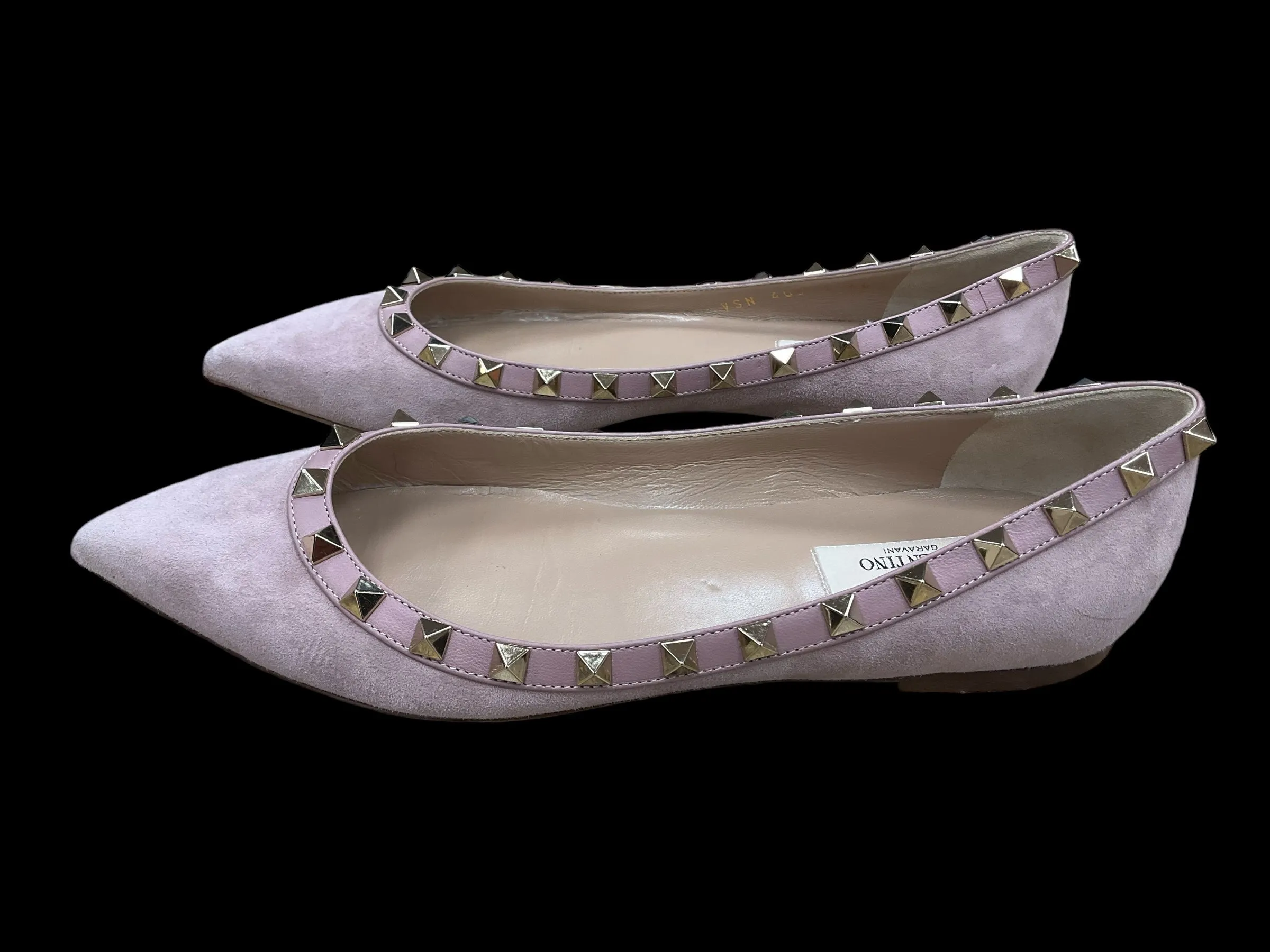 Shoes Flats By Valentino-garavani In Purple, Size: 7