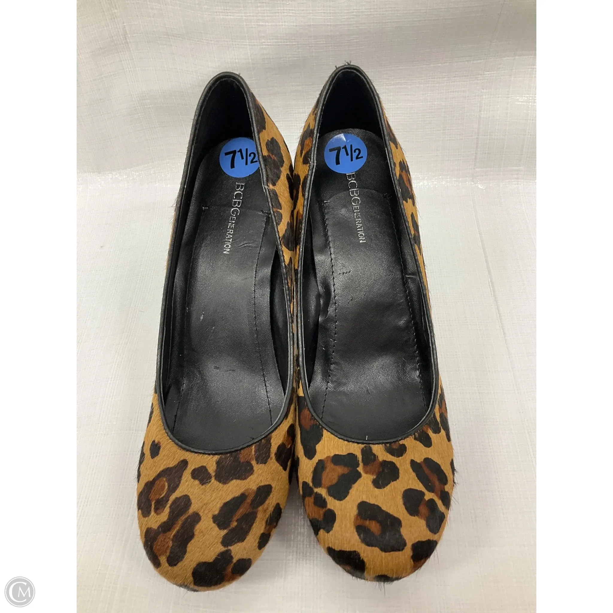 Shoes Heels Kitten By Bcbg In Animal Print, Size: 7.5