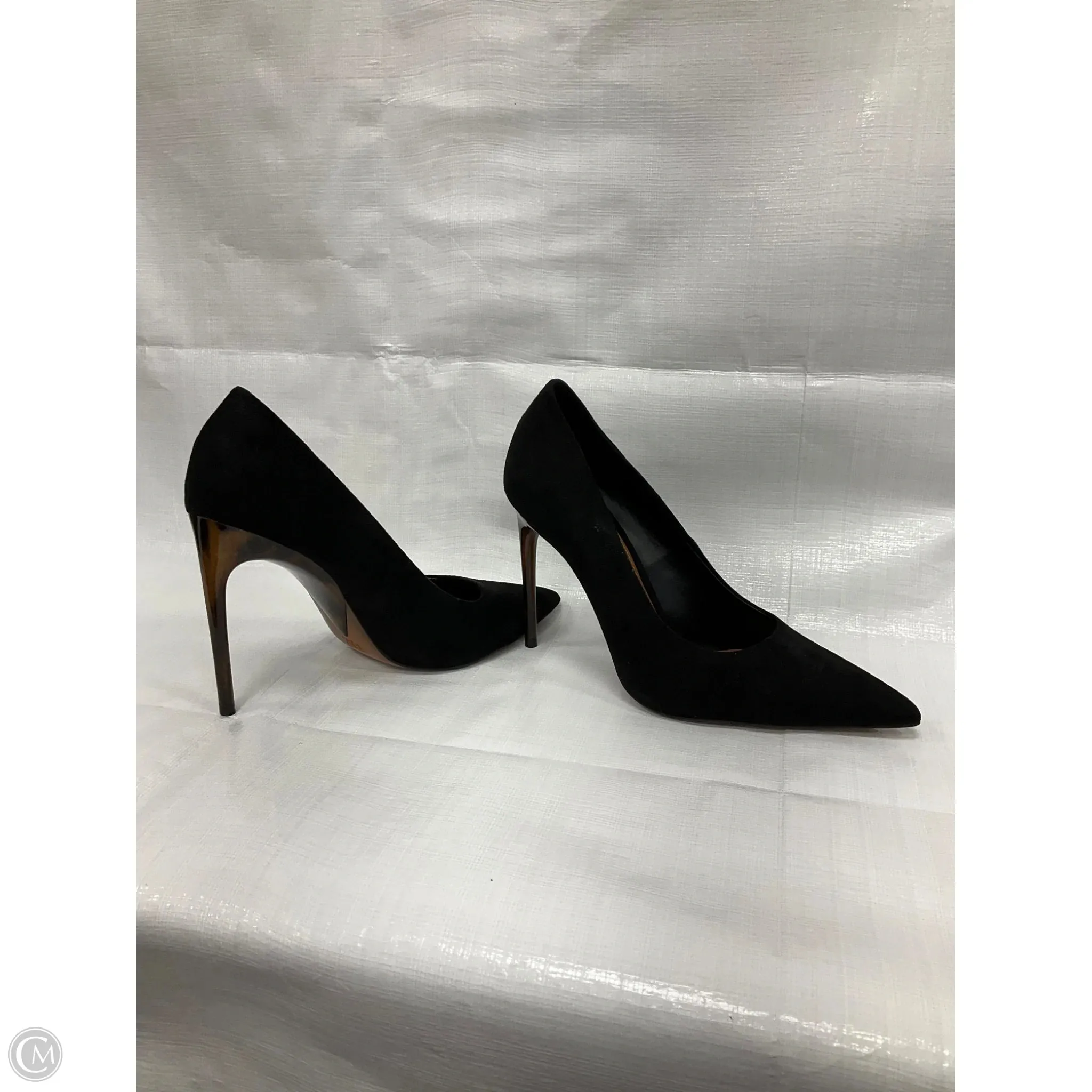 Shoes Heels Stiletto By Zara In Black & Brown, Size: 10