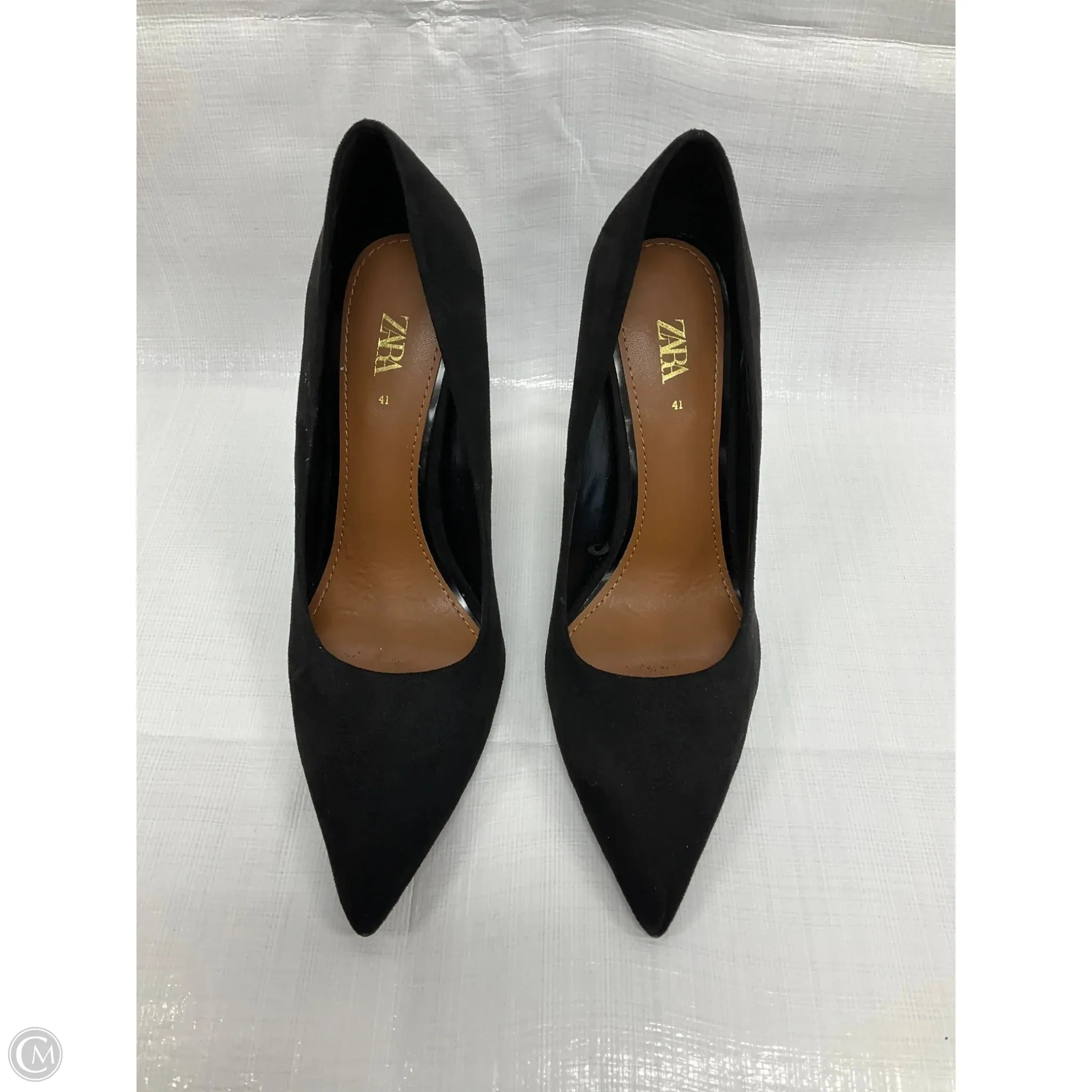 Shoes Heels Stiletto By Zara In Black & Brown, Size: 10