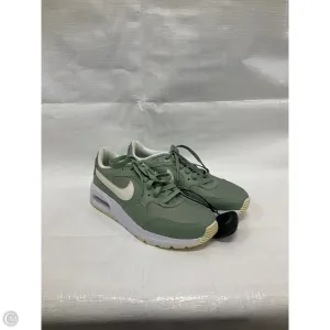 Shoes Sneakers By Nike In Green & White, Size: 7