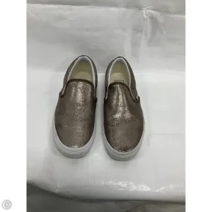 Shoes Sneakers By Vans In Bronze, Size: 7.5