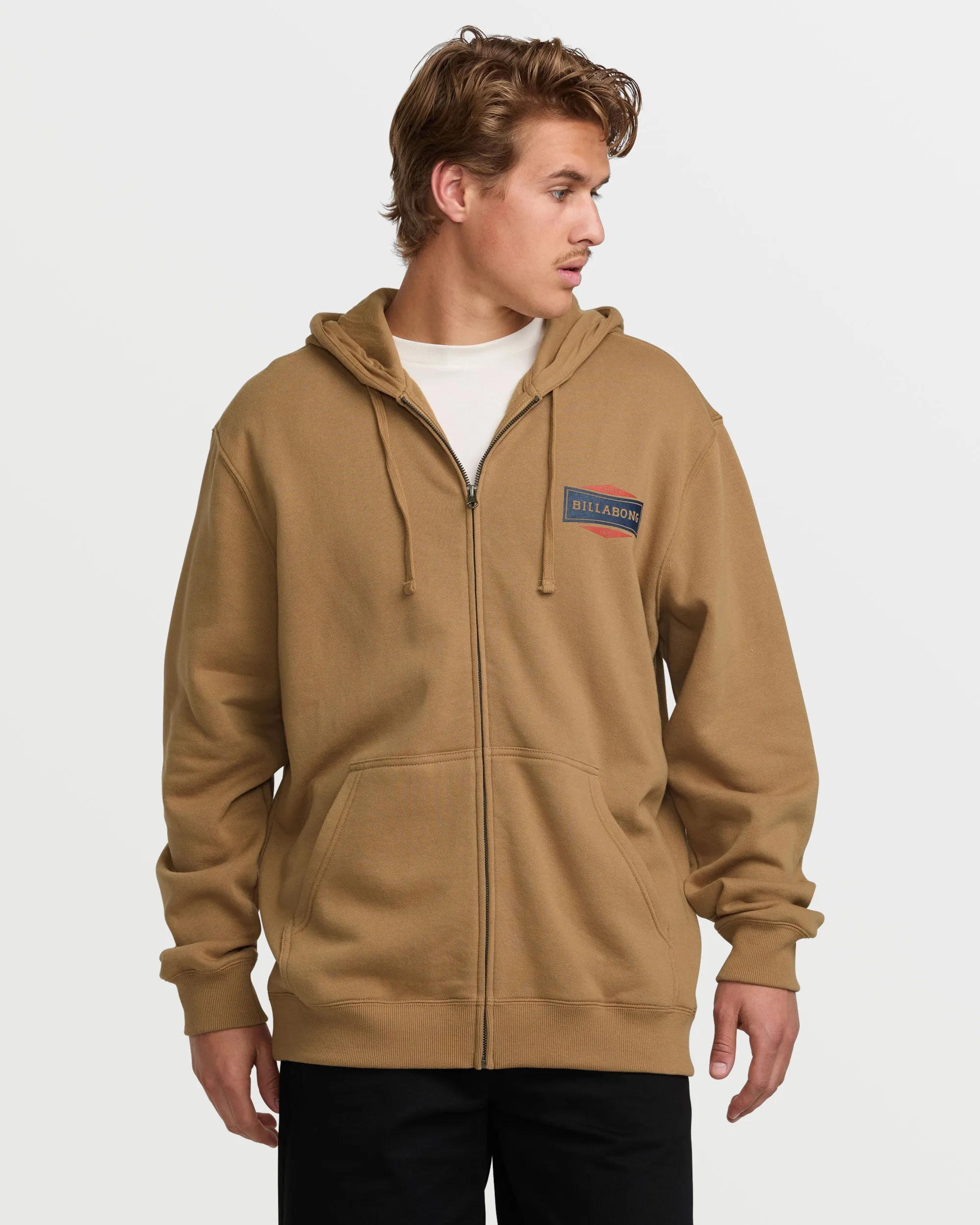Short Sands Zip Sweatshirt - Vintage Brown Billabong