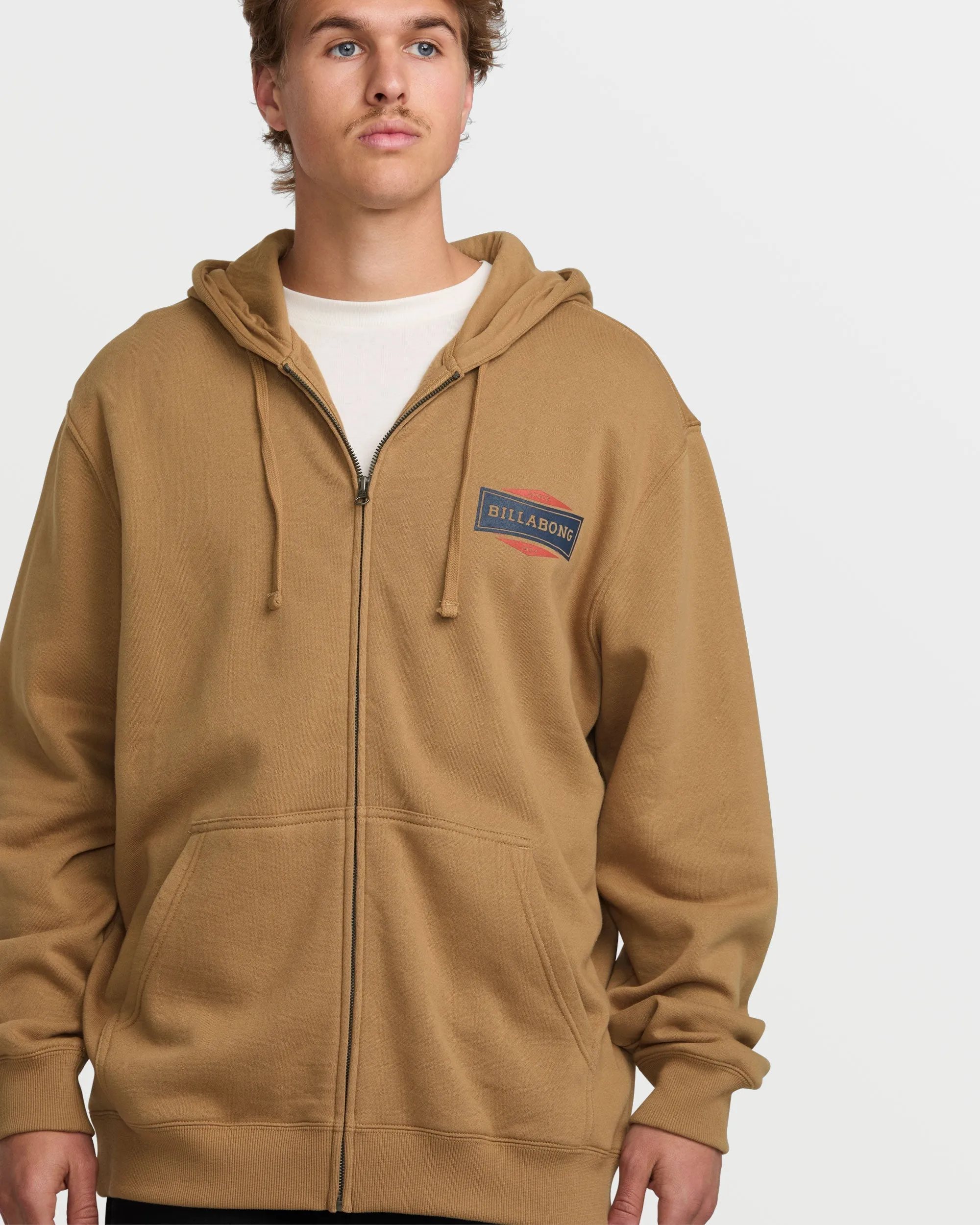 Short Sands Zip Sweatshirt - Vintage Brown Billabong