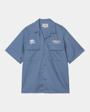 Short Sleeve Deli Shirt | Blue Iris / Air Pink Carhartt WIP