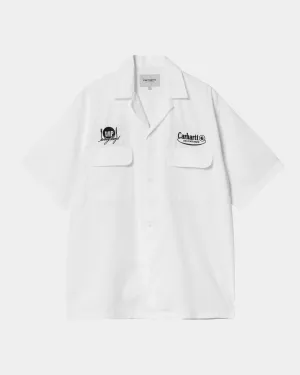 Short Sleeve Deli Shirt | White / Black Carhartt WIP