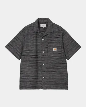 Short Sleeve Gellar Stripe Shirt | Black Carhartt WIP