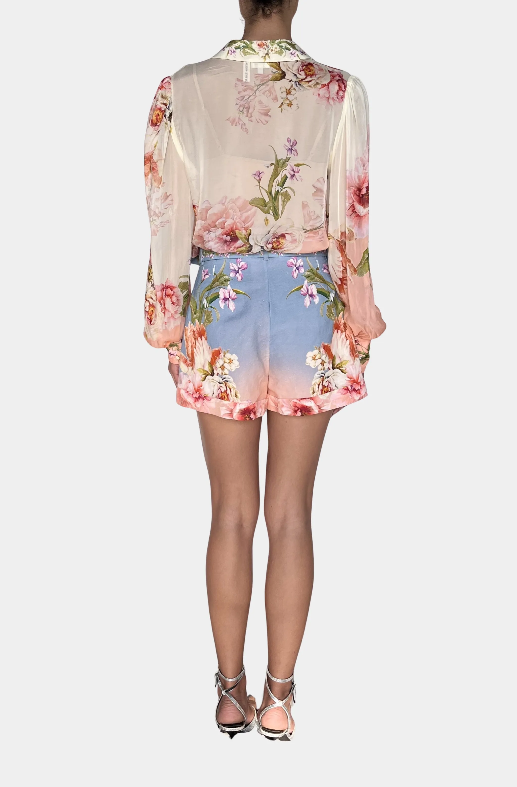 Shorts with Buckle Belt