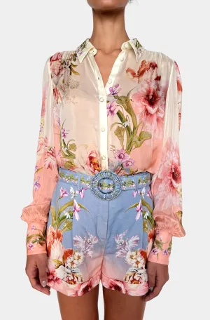 Shorts with Buckle Belt