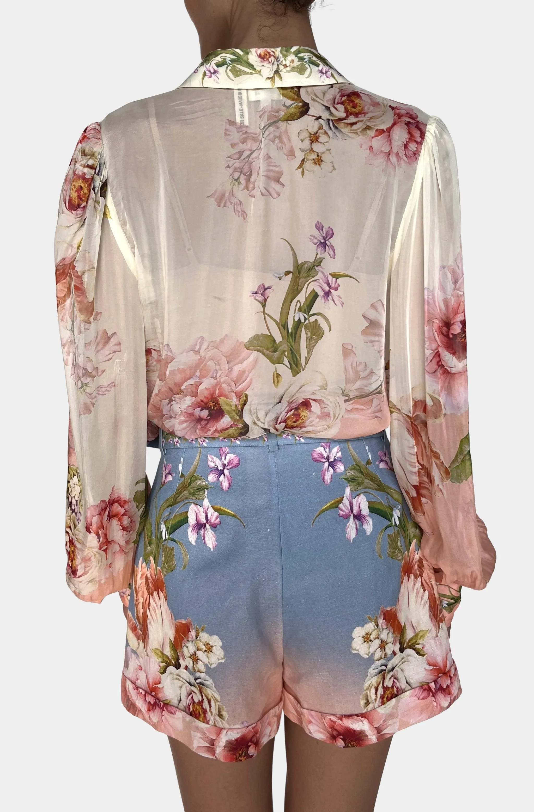 Shorts with Buckle Belt
