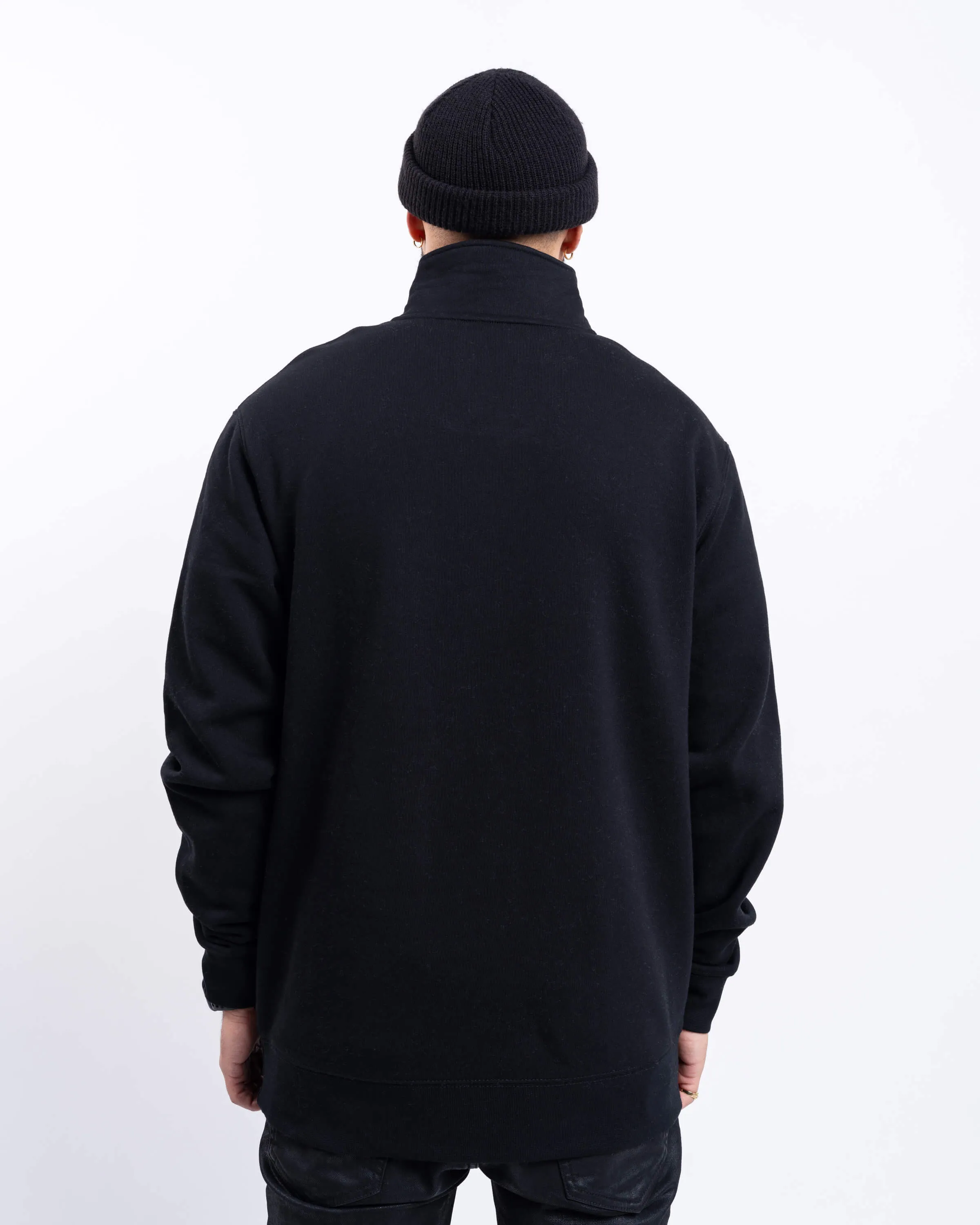 Signature 1/4 Zip - Black