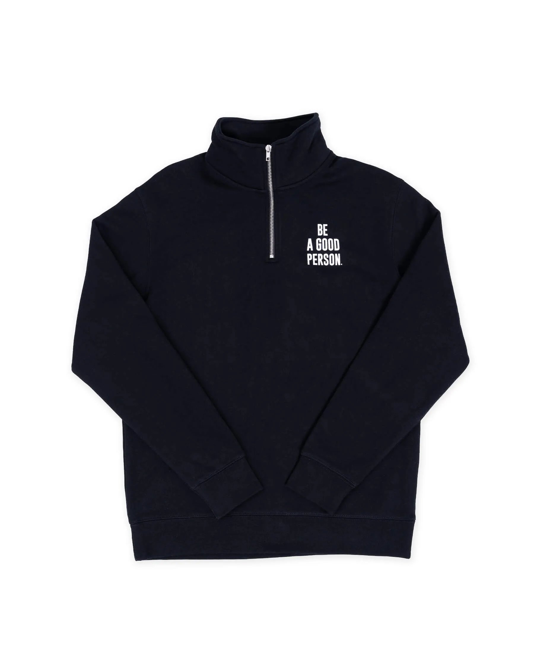 Signature 1/4 Zip - Black