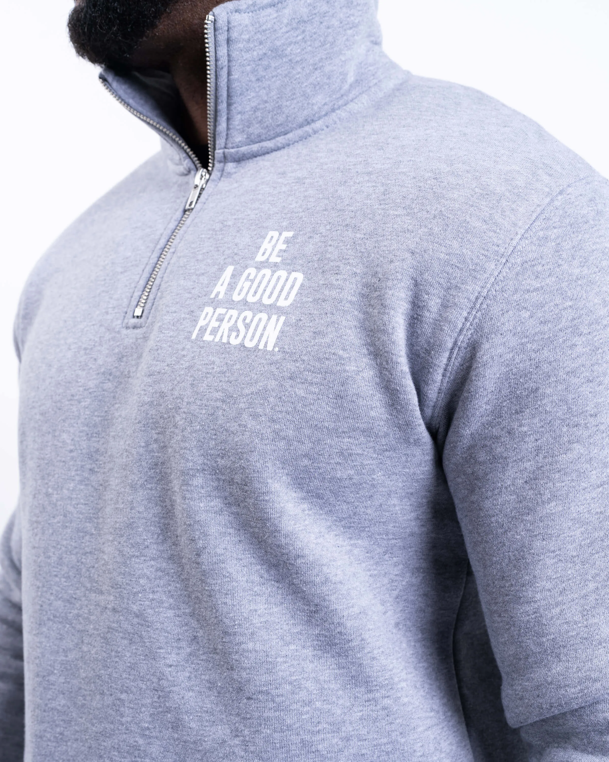 Signature 1/4 Zip - Grey