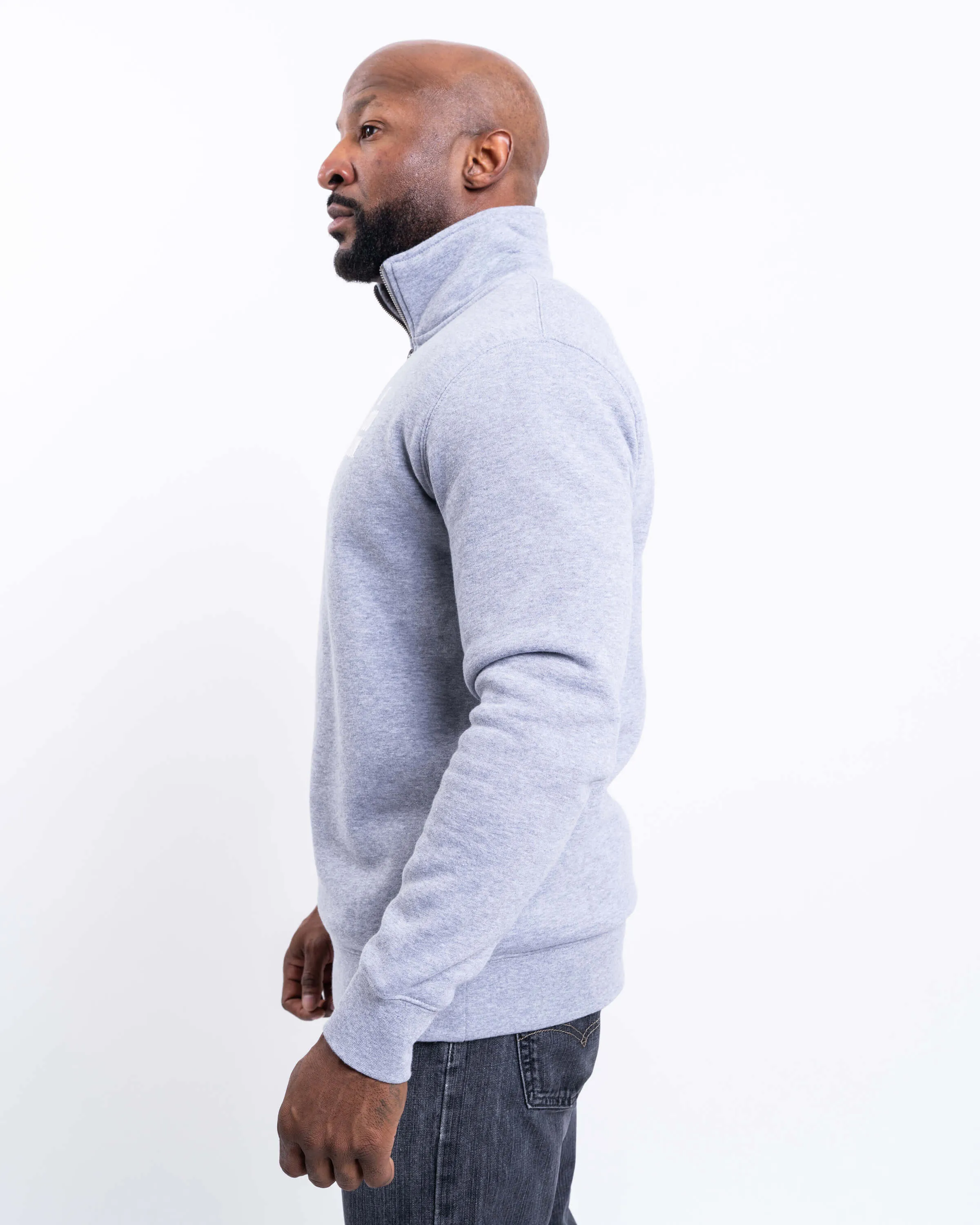 Signature 1/4 Zip - Grey