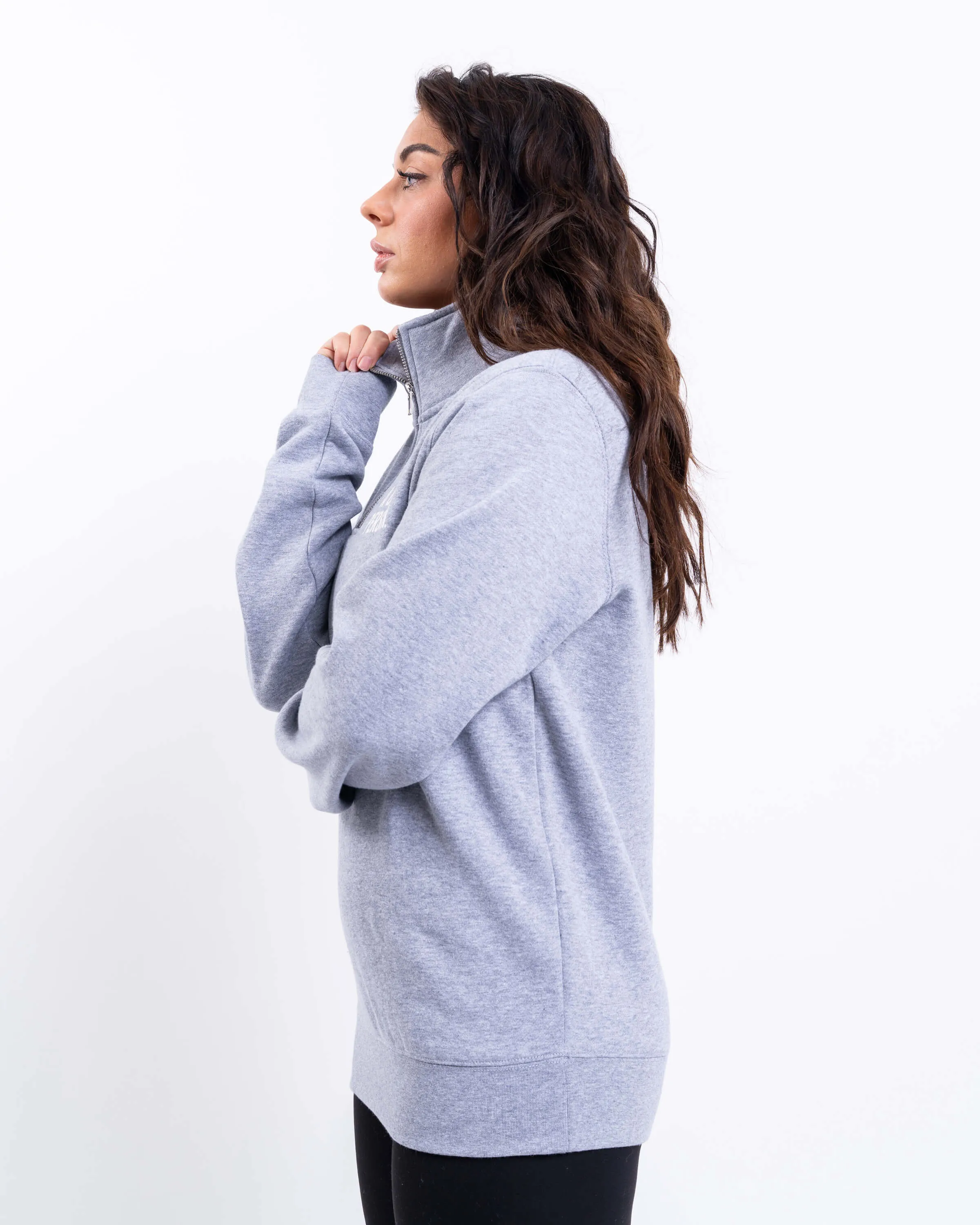 Signature 1/4 Zip - Grey