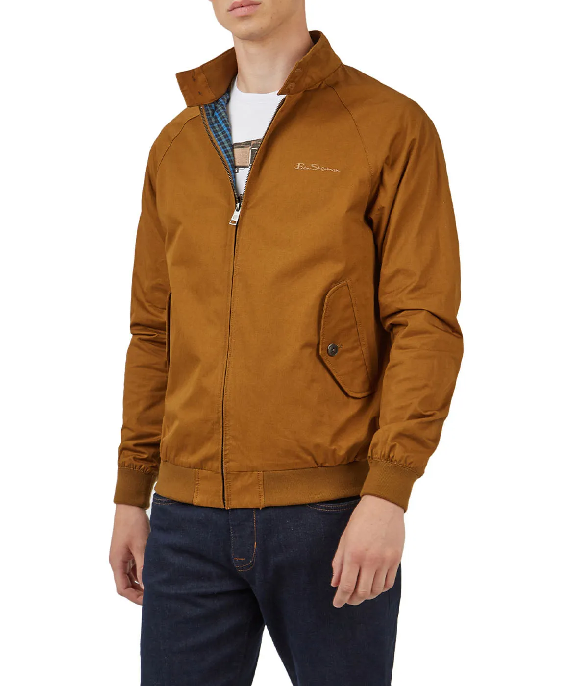 Signature Harrington Jacket with 2-Button Collar