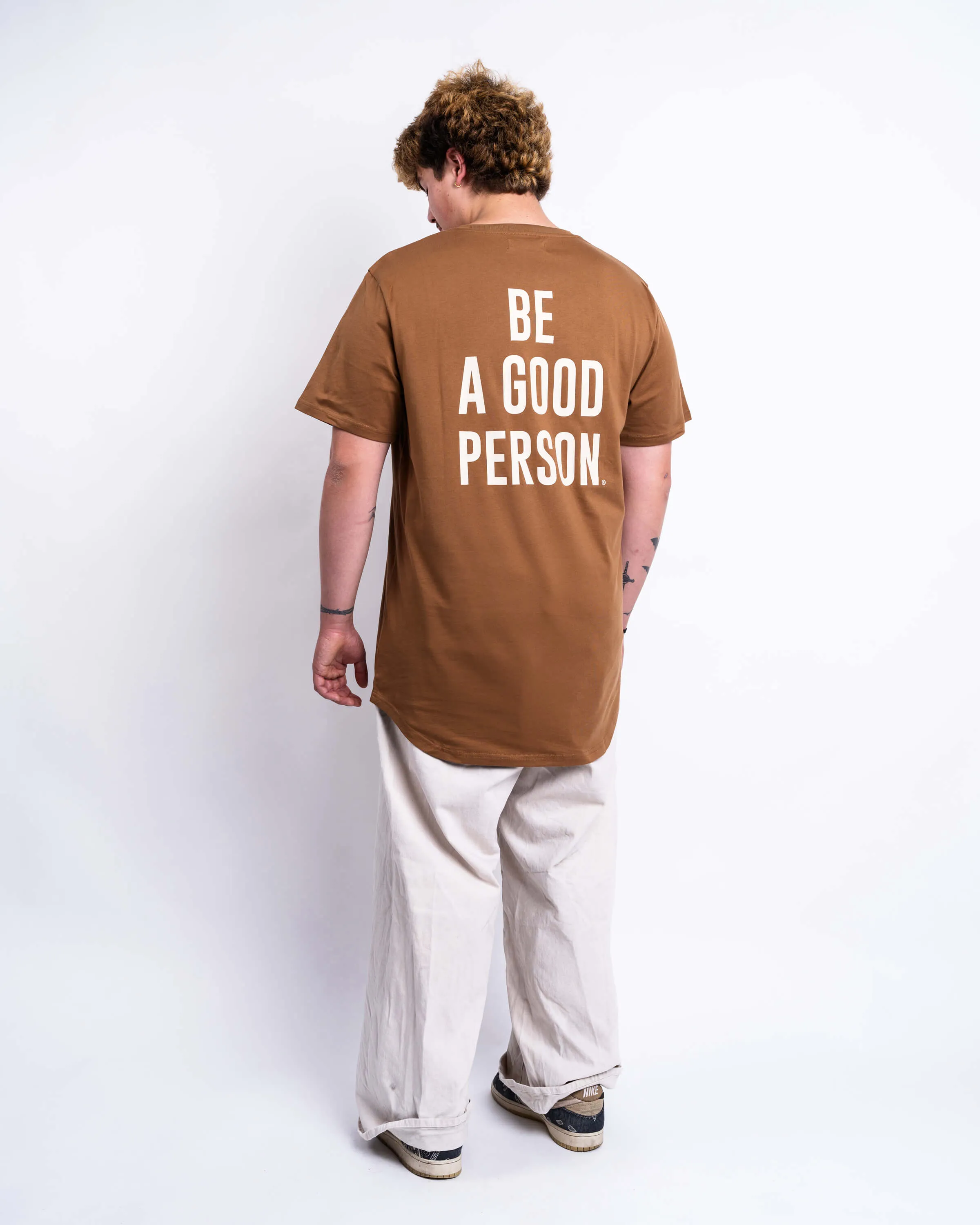 Signature Heavyweight Scallop T-Shirt - Caramel