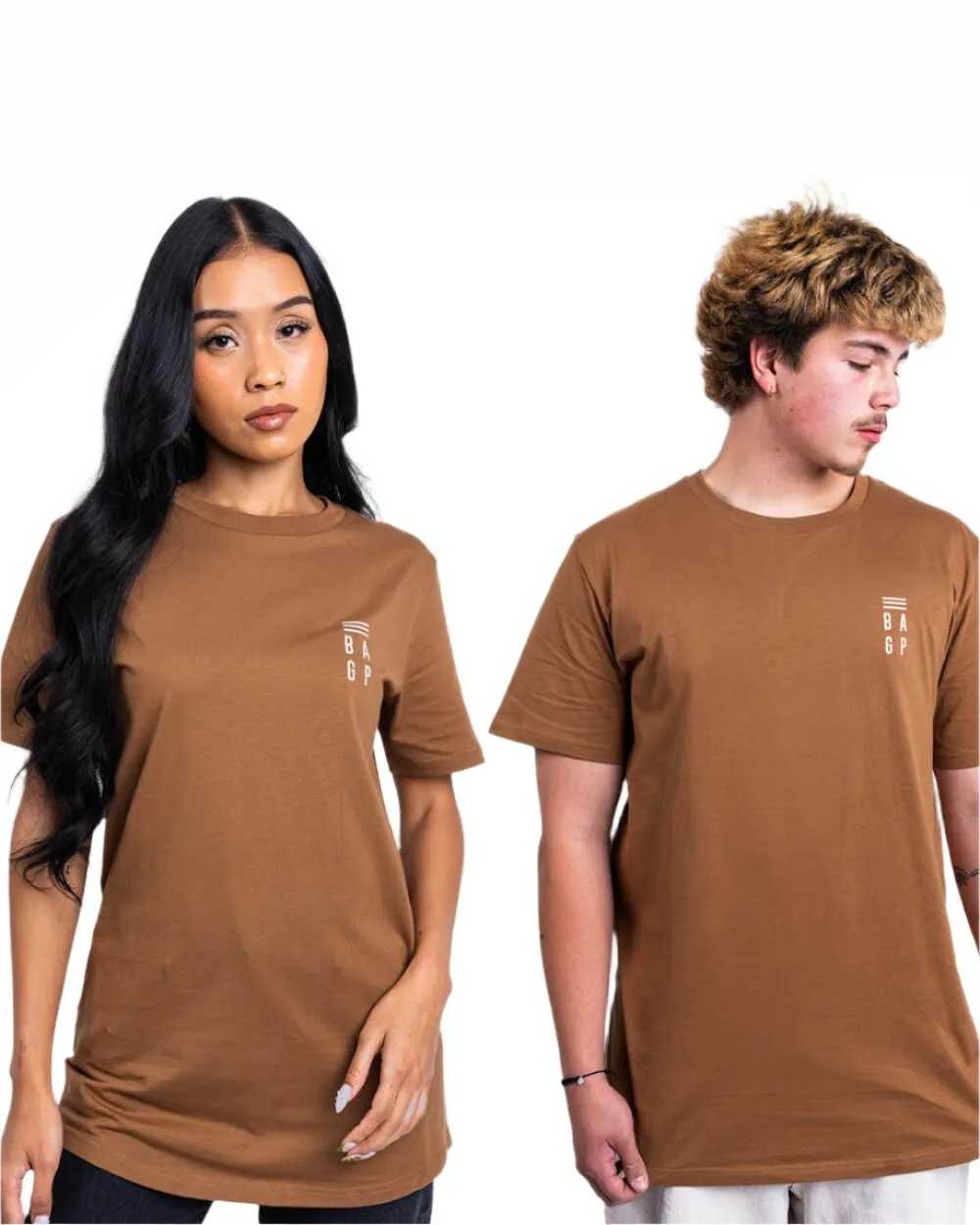 Signature Heavyweight Scallop T-Shirt - Caramel