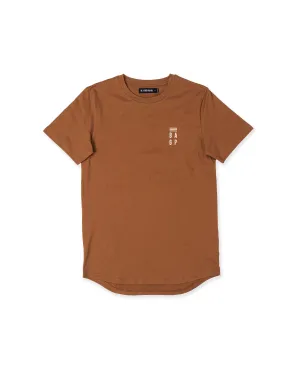 Signature Heavyweight Scallop T-Shirt - Caramel