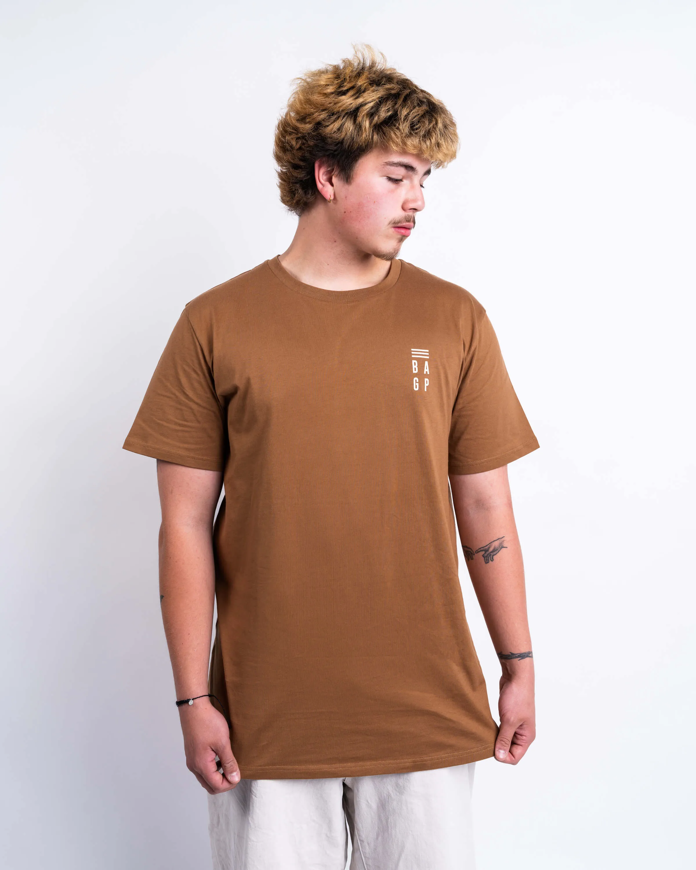 Signature Heavyweight Scallop T-Shirt - Caramel