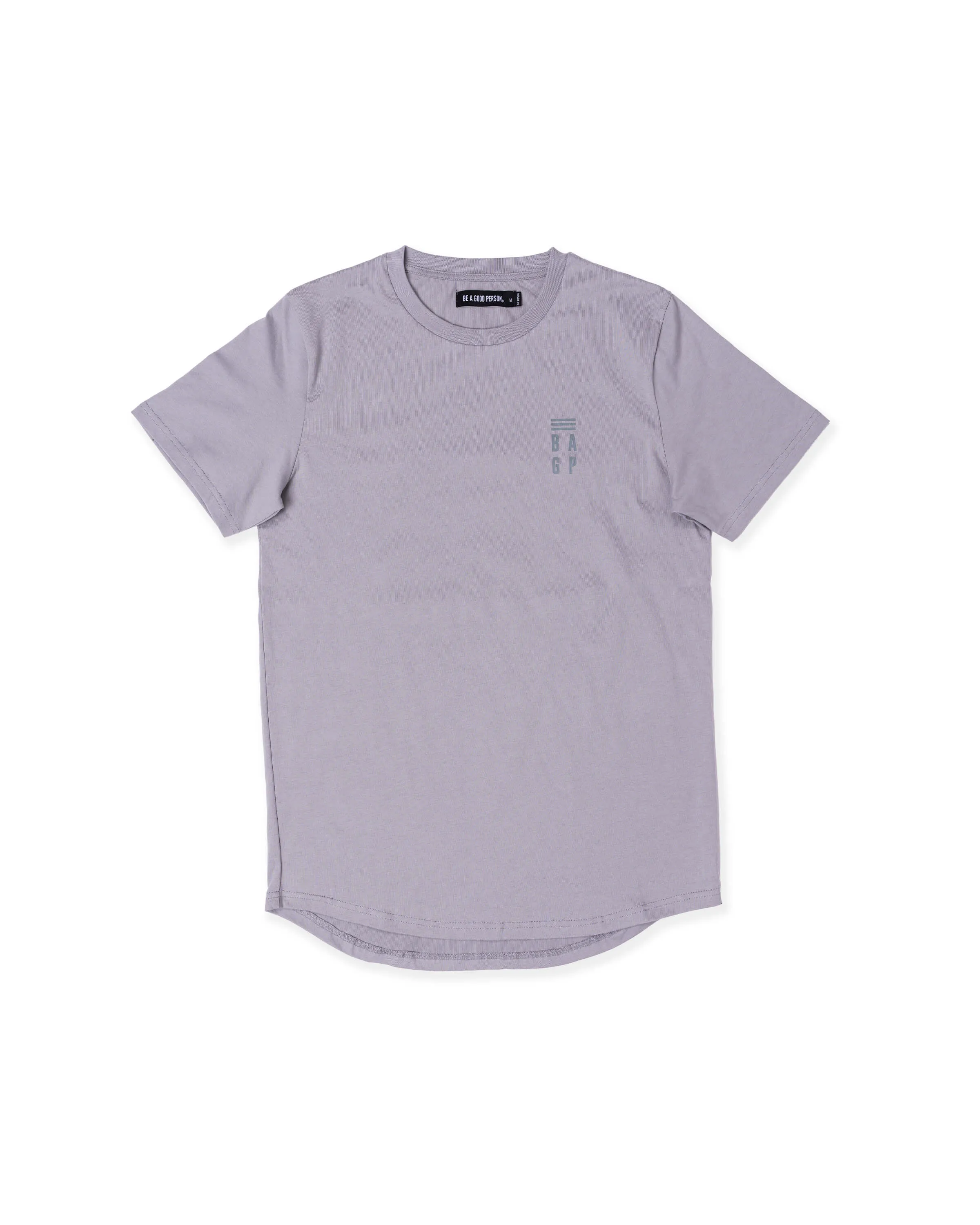 Signature Heavyweight Scallop T-Shirt - Steel Blue