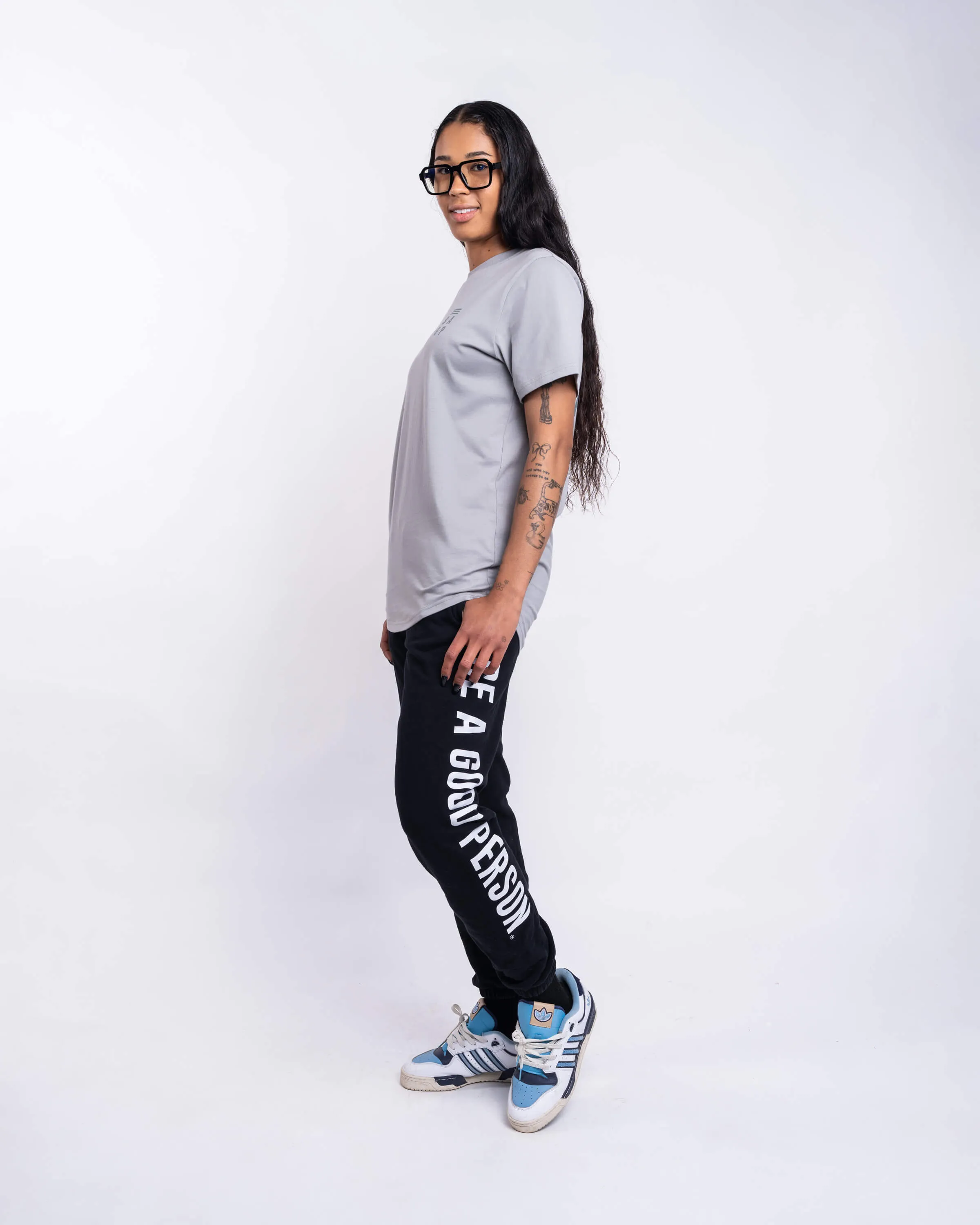 Signature Heavyweight Scallop T-Shirt - Steel Blue