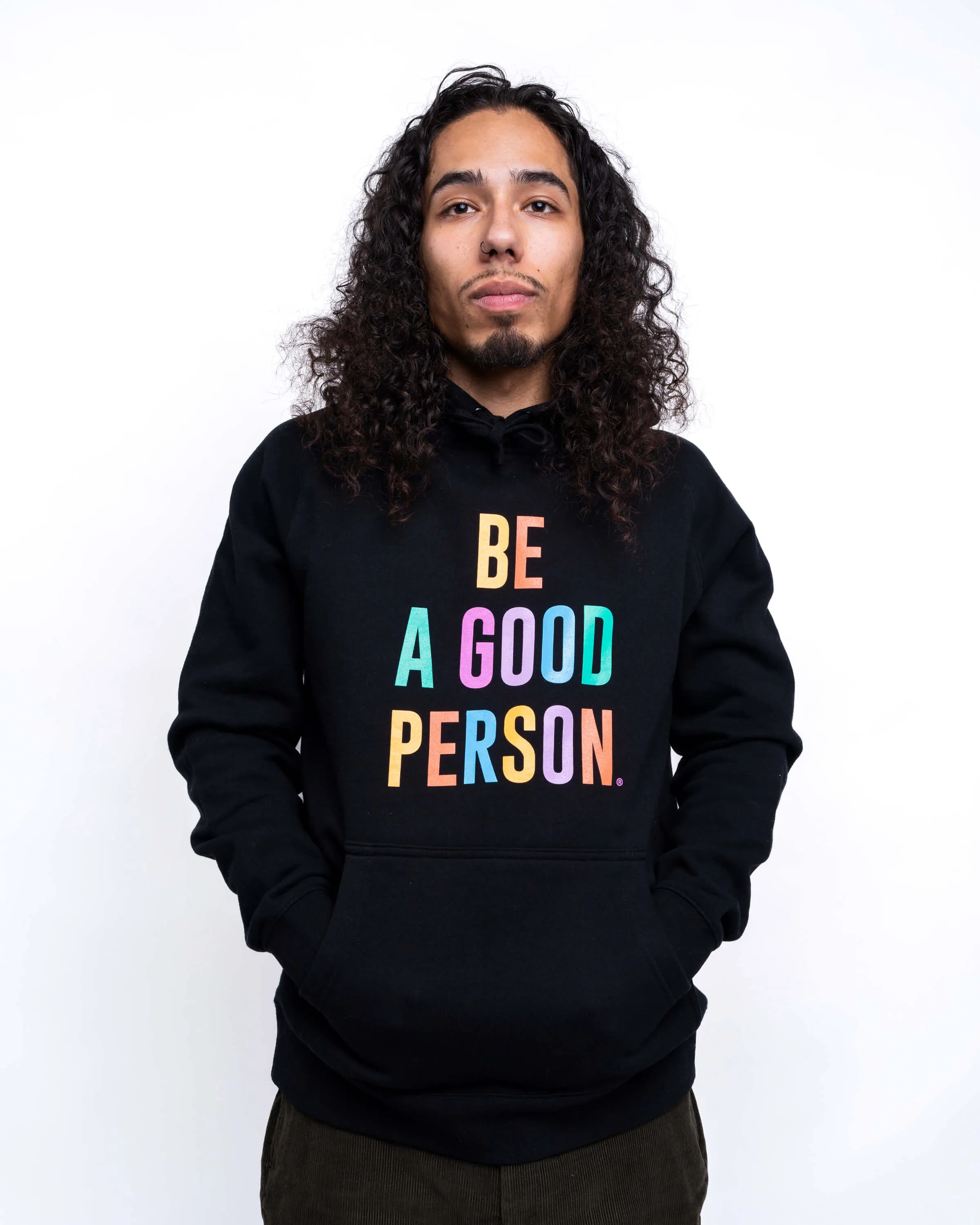 Signature Lightweight Hoodie - Black Color Spectrum