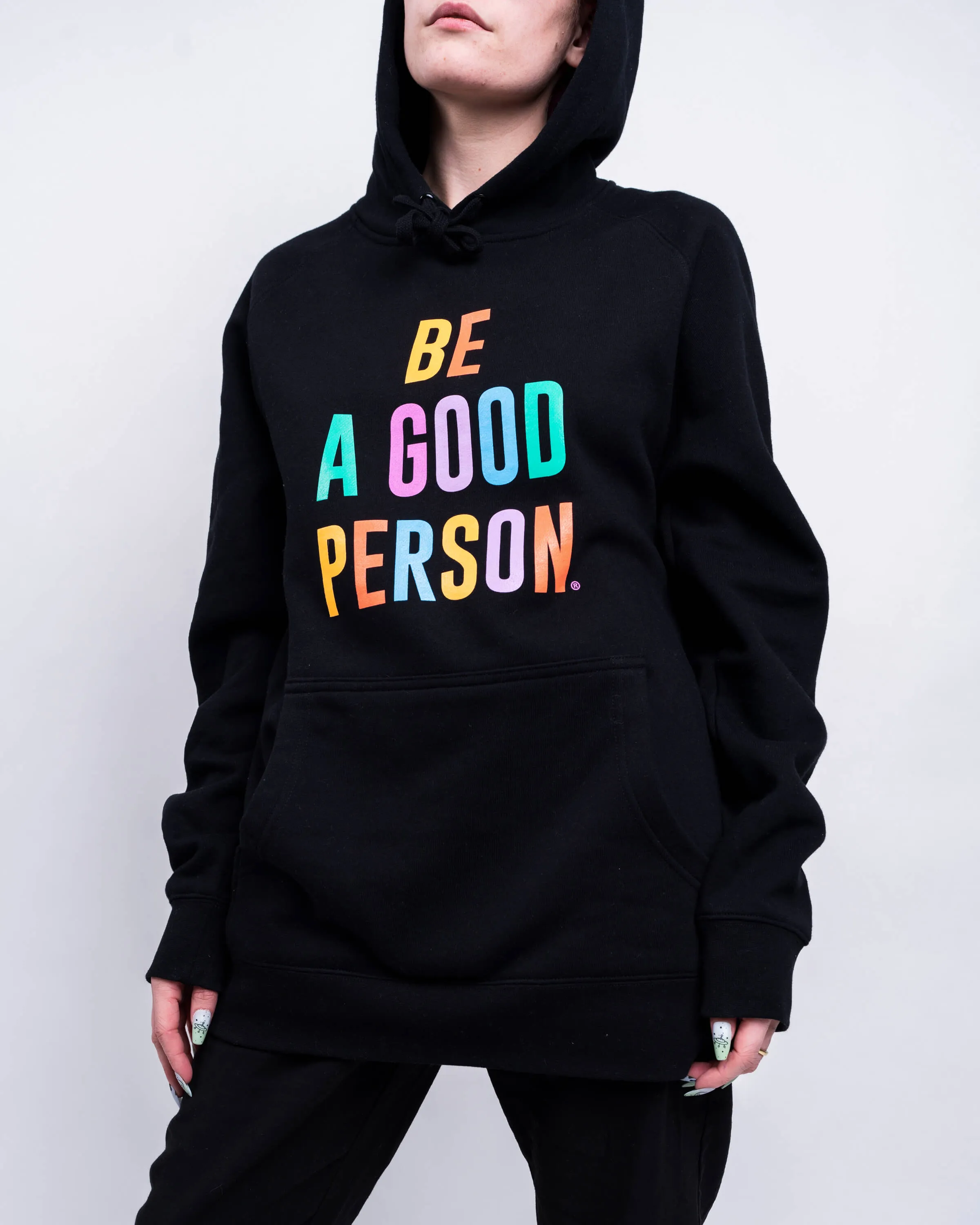 Signature Lightweight Hoodie - Black Color Spectrum