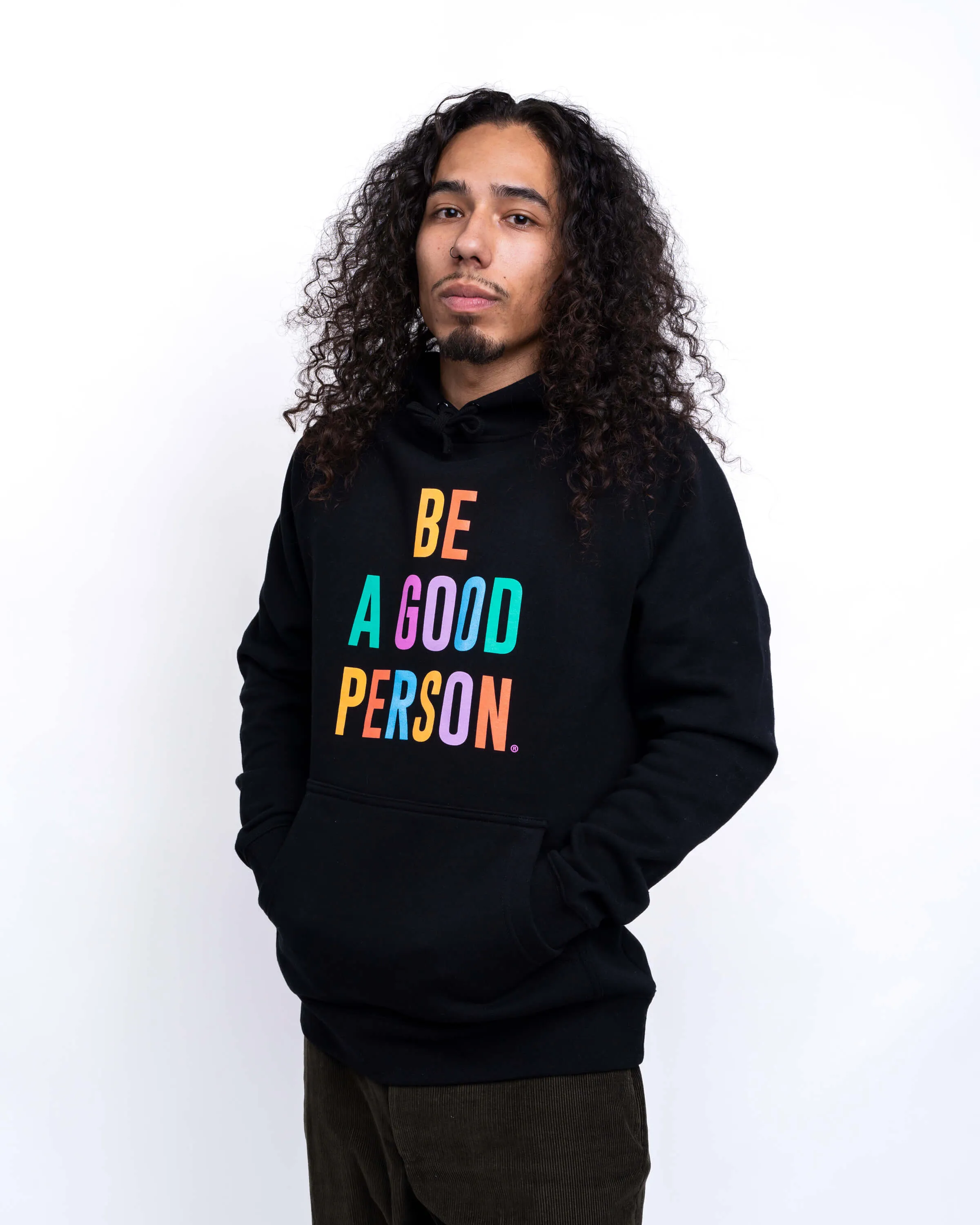 Signature Lightweight Hoodie - Black Color Spectrum