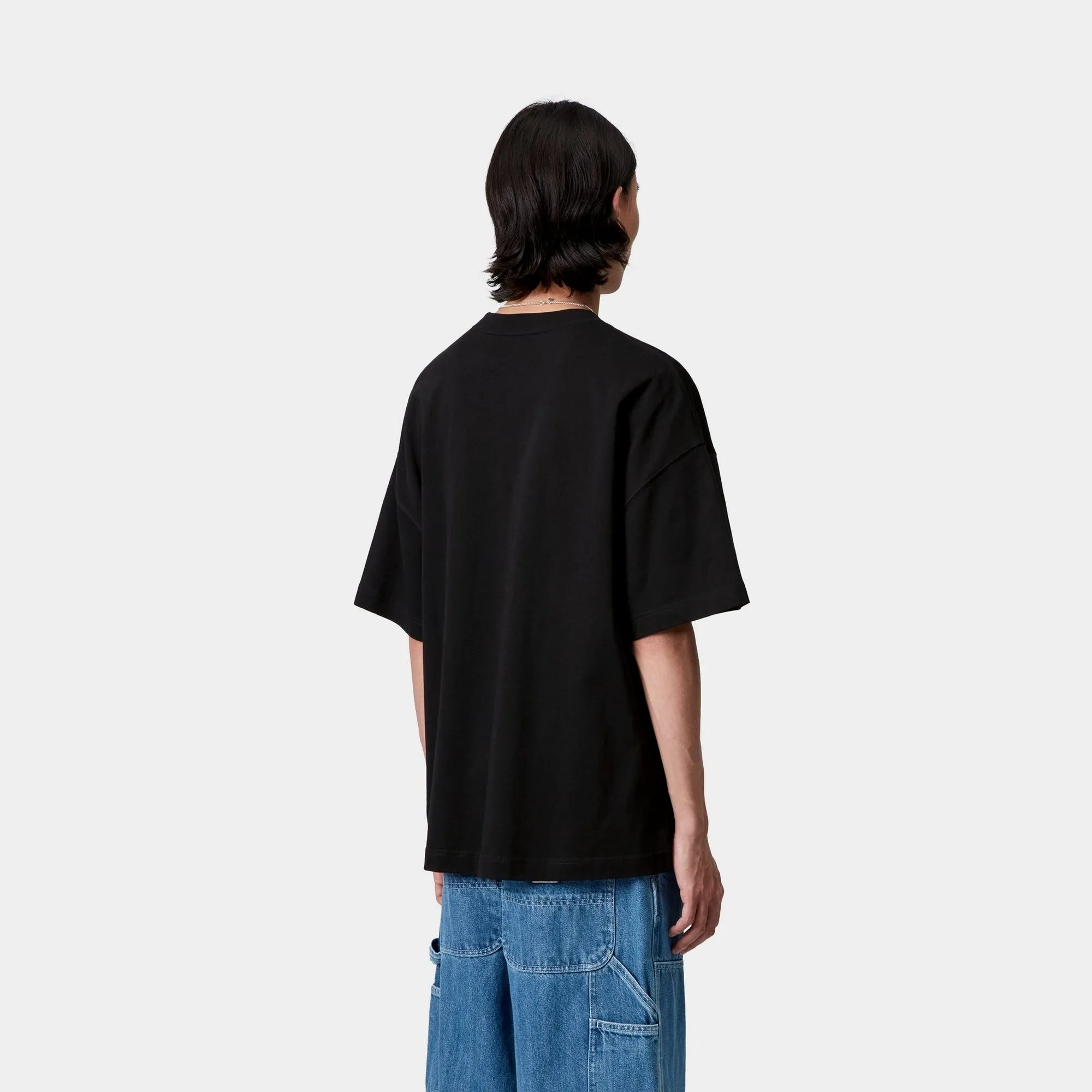 Signature Script T-Shirt | Black / White Carhartt WIP