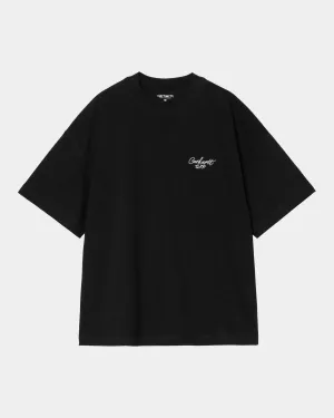 Signature Script T-Shirt | Black / White Carhartt WIP