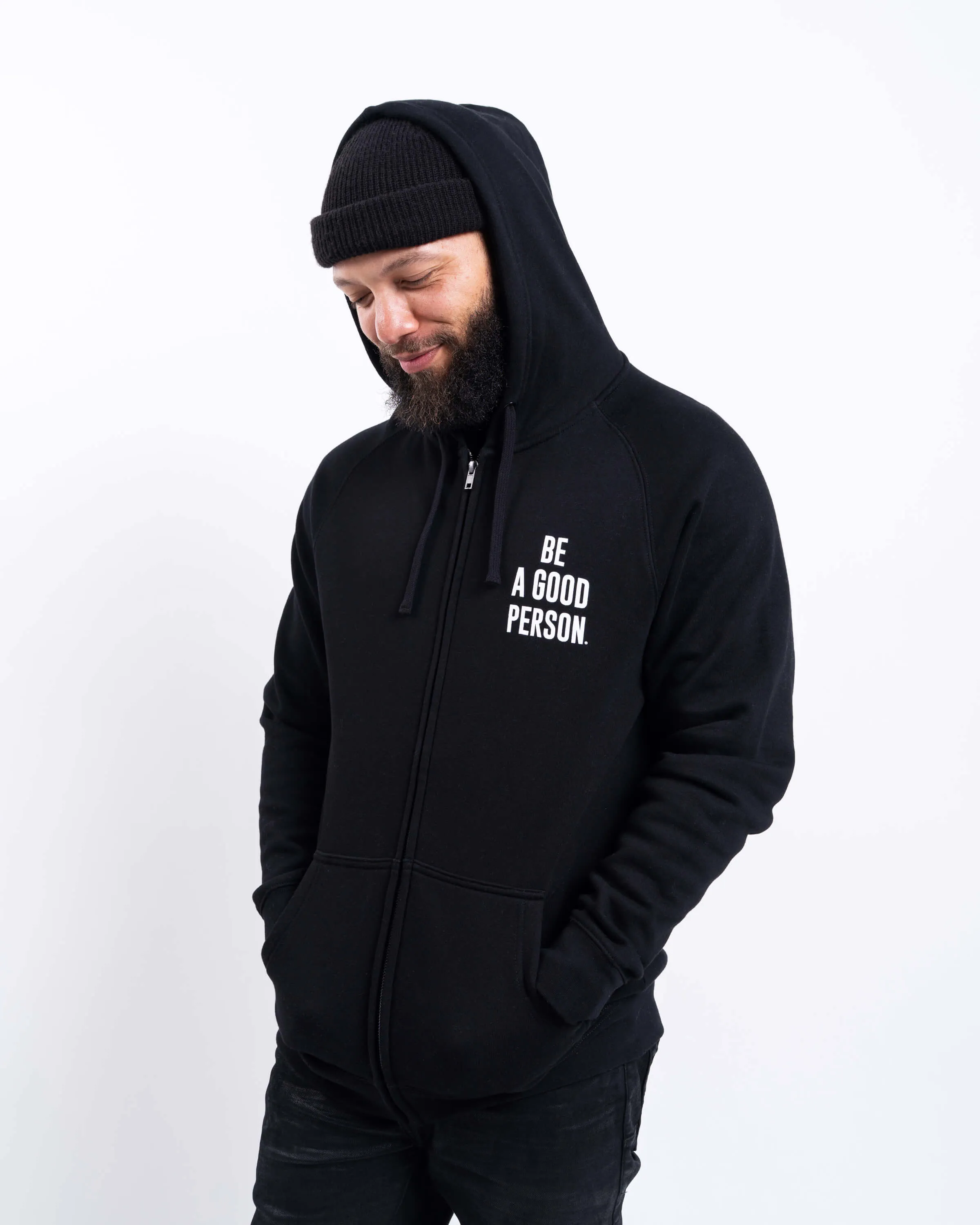 Signature Zip-Up - Black