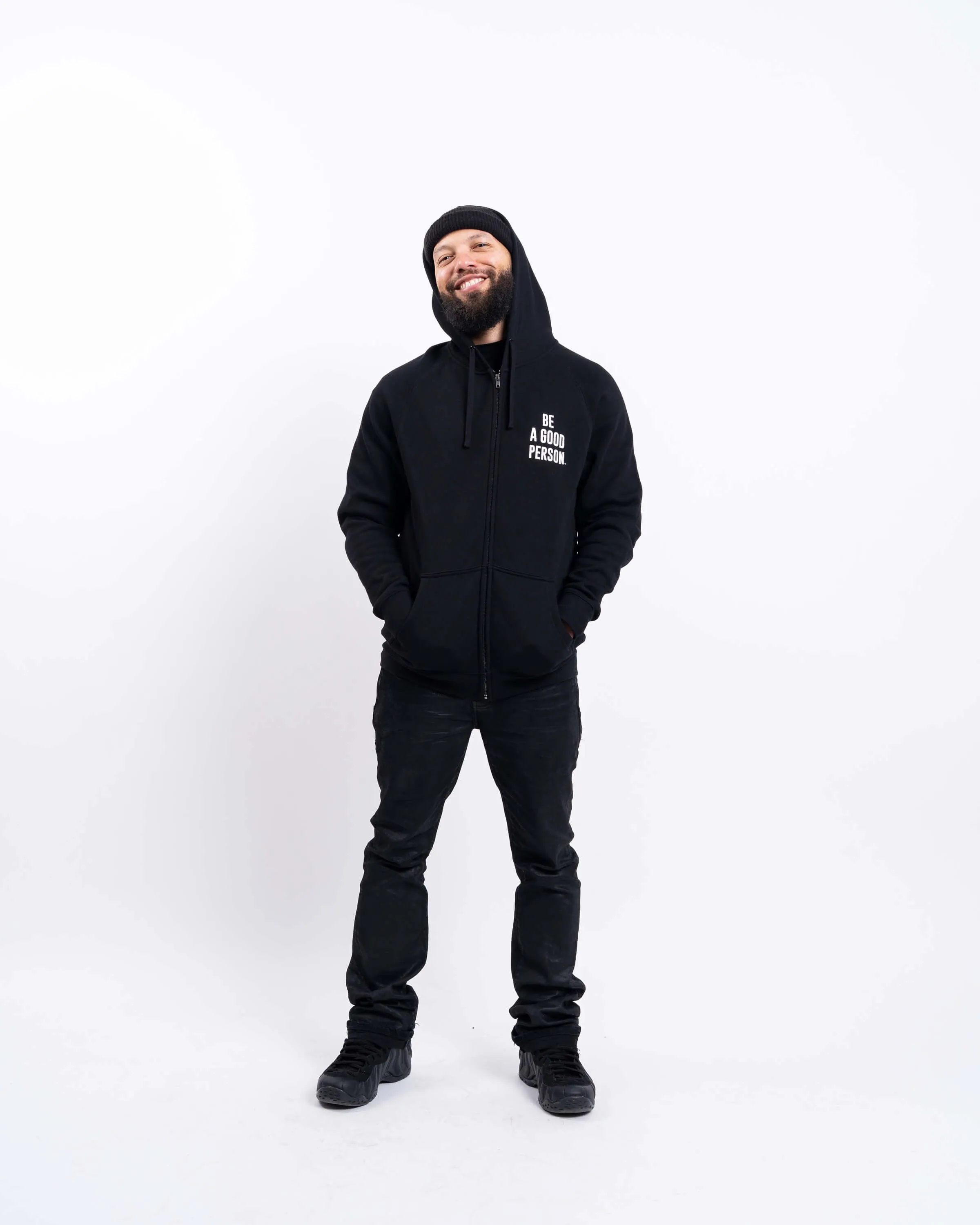 Signature Zip-Up - Black