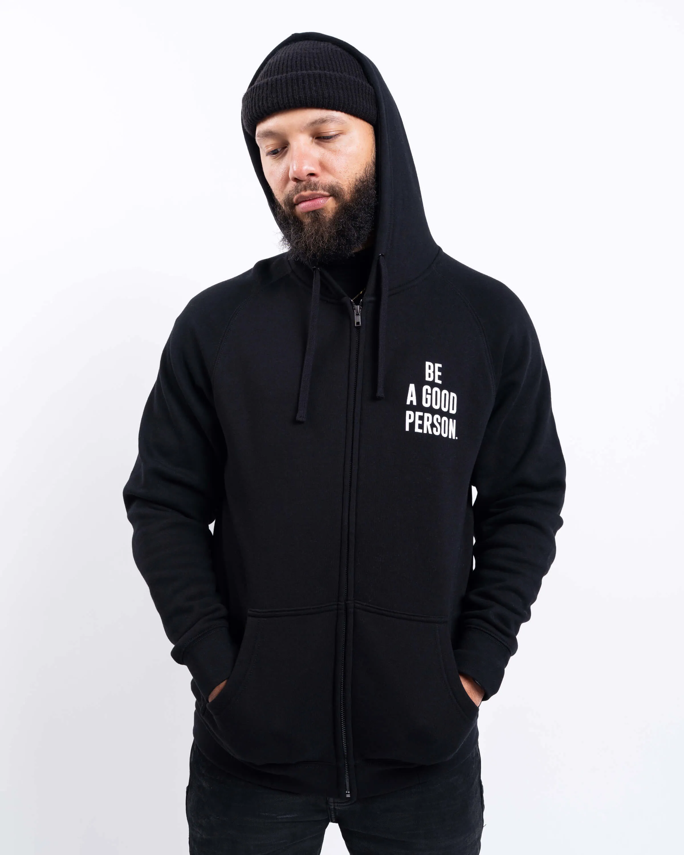 Signature Zip-Up - Black