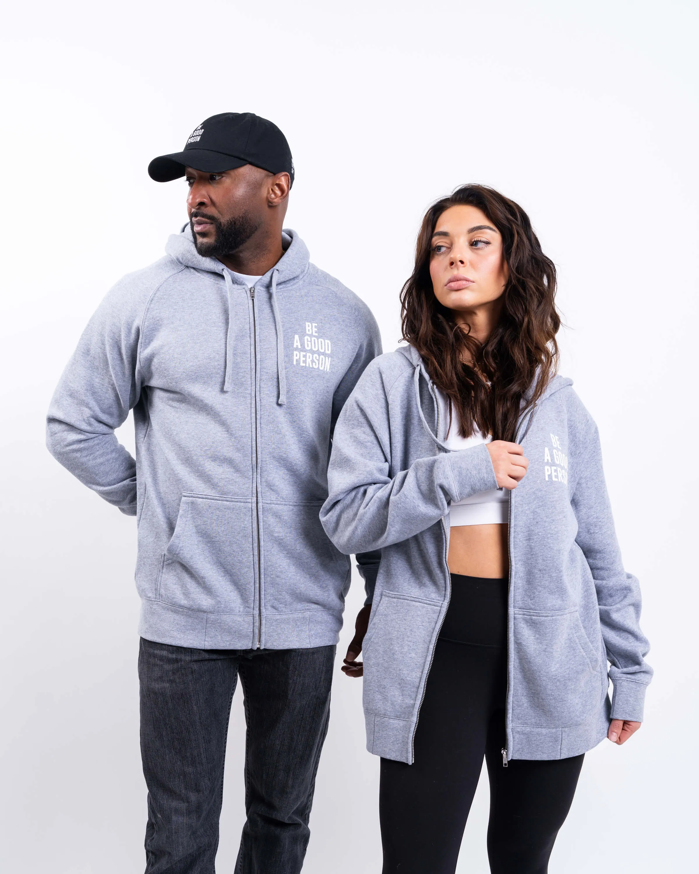 Signature Zip-Up - Grey