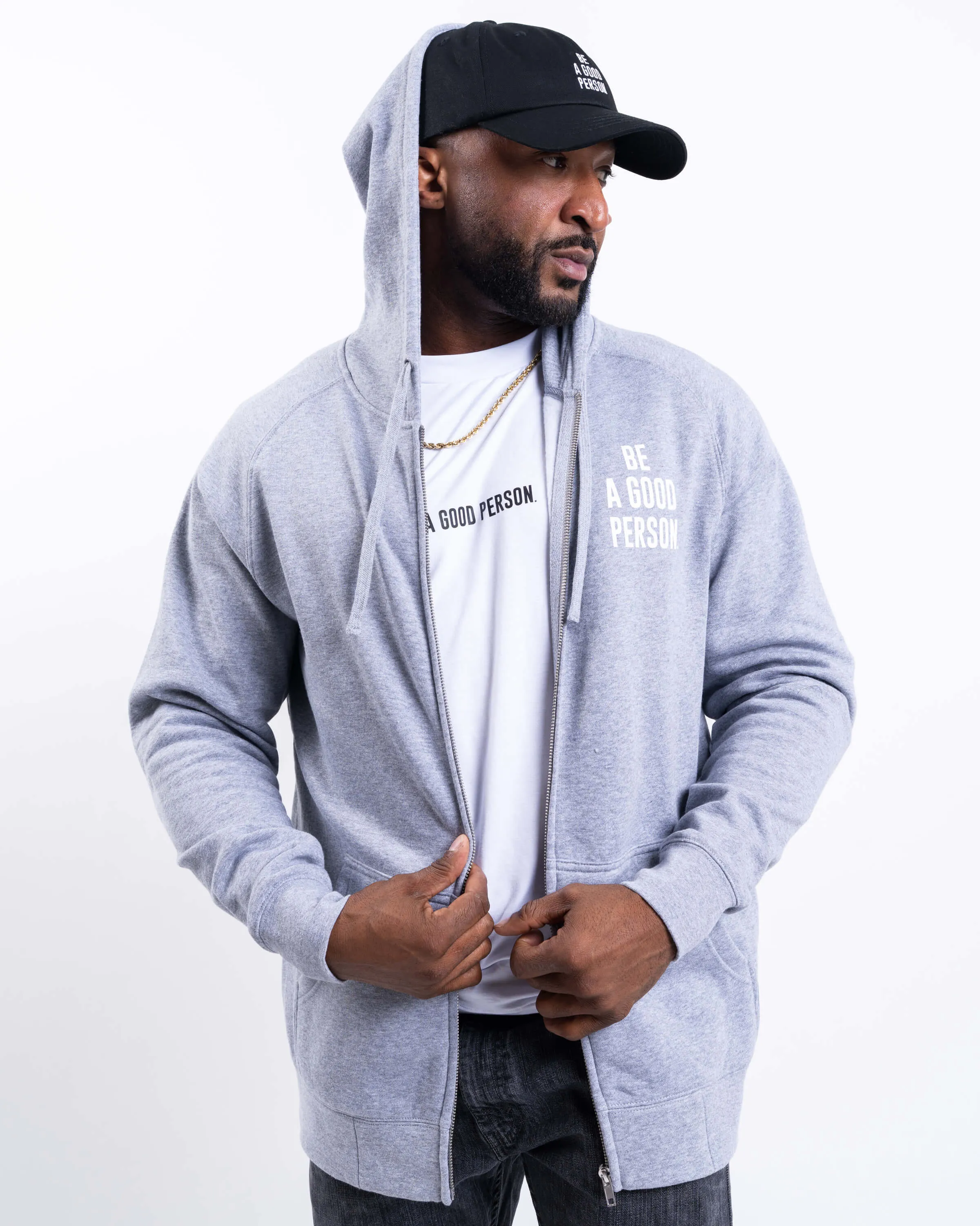 Signature Zip-Up - Grey