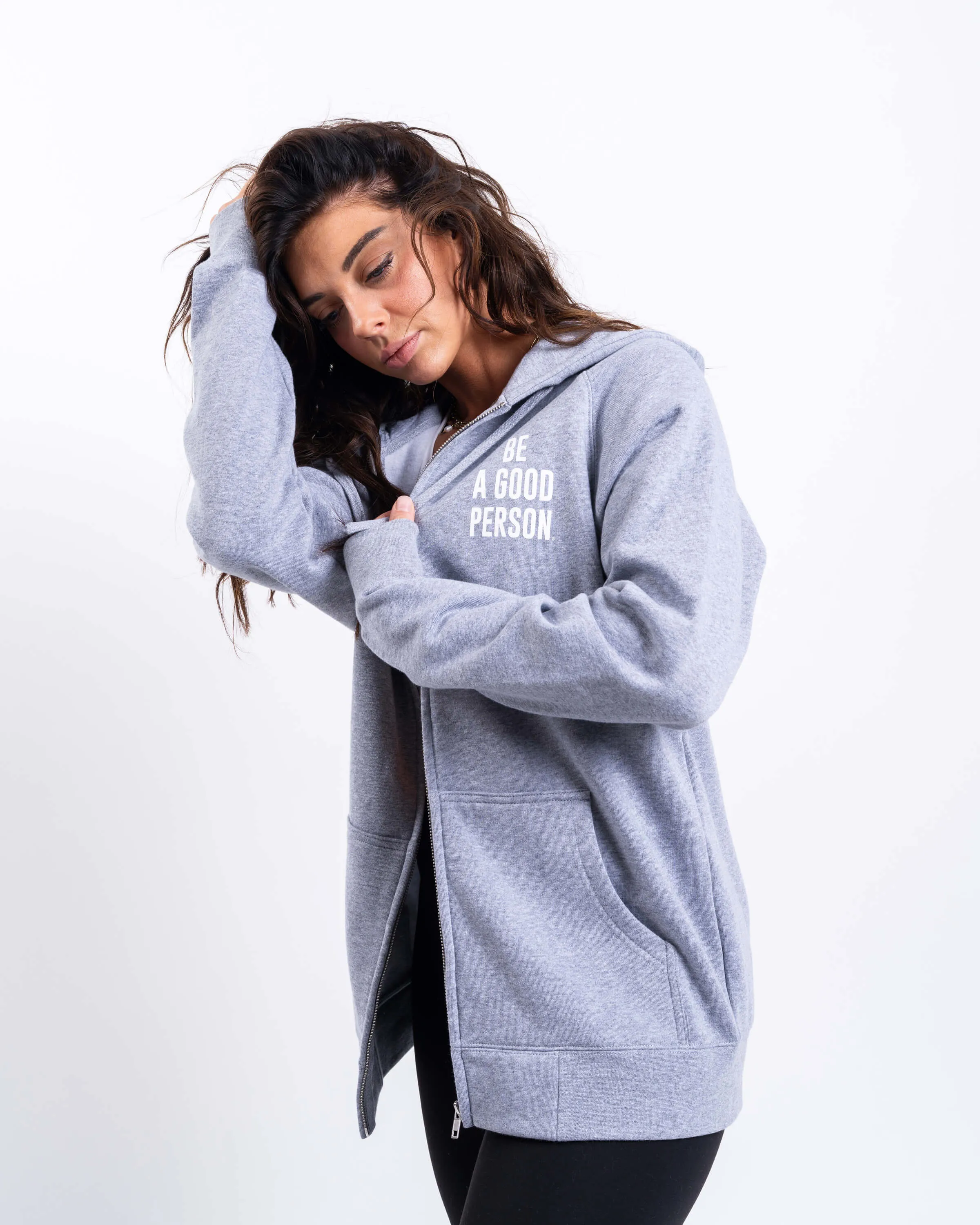 Signature Zip-Up - Grey