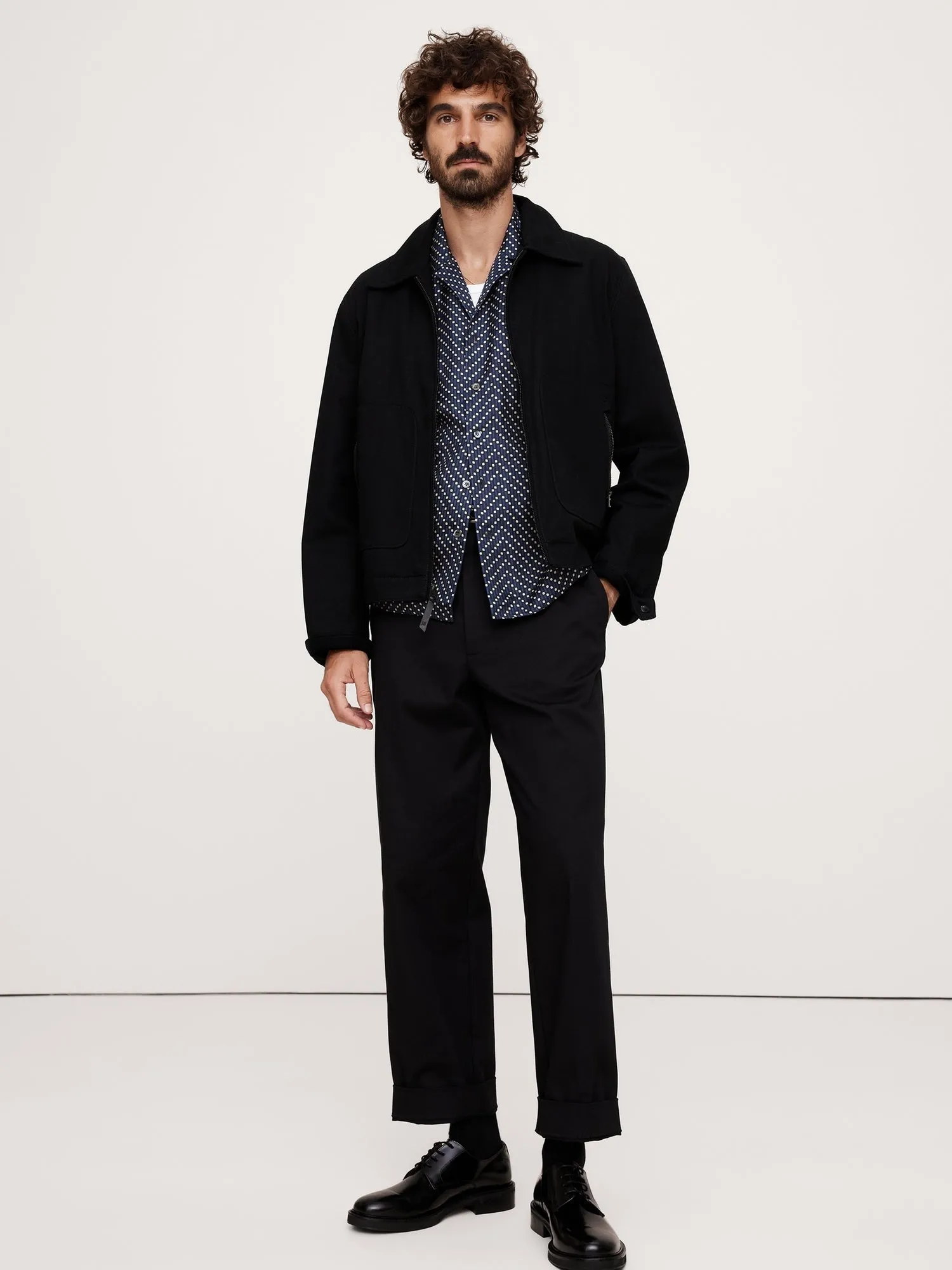 Silk Resort Shirt Banana Republic